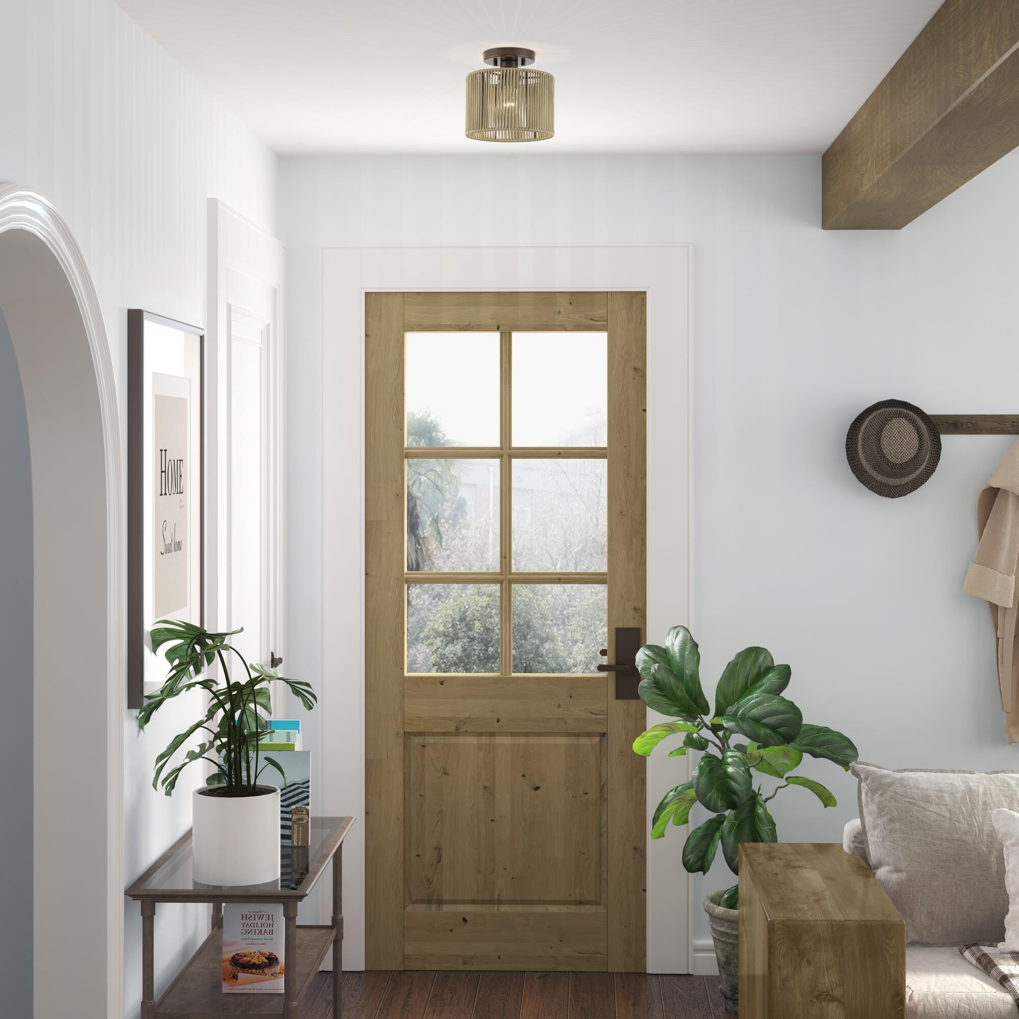 Acordia 9 Inch Semi Flush Mount by Livex Lighting