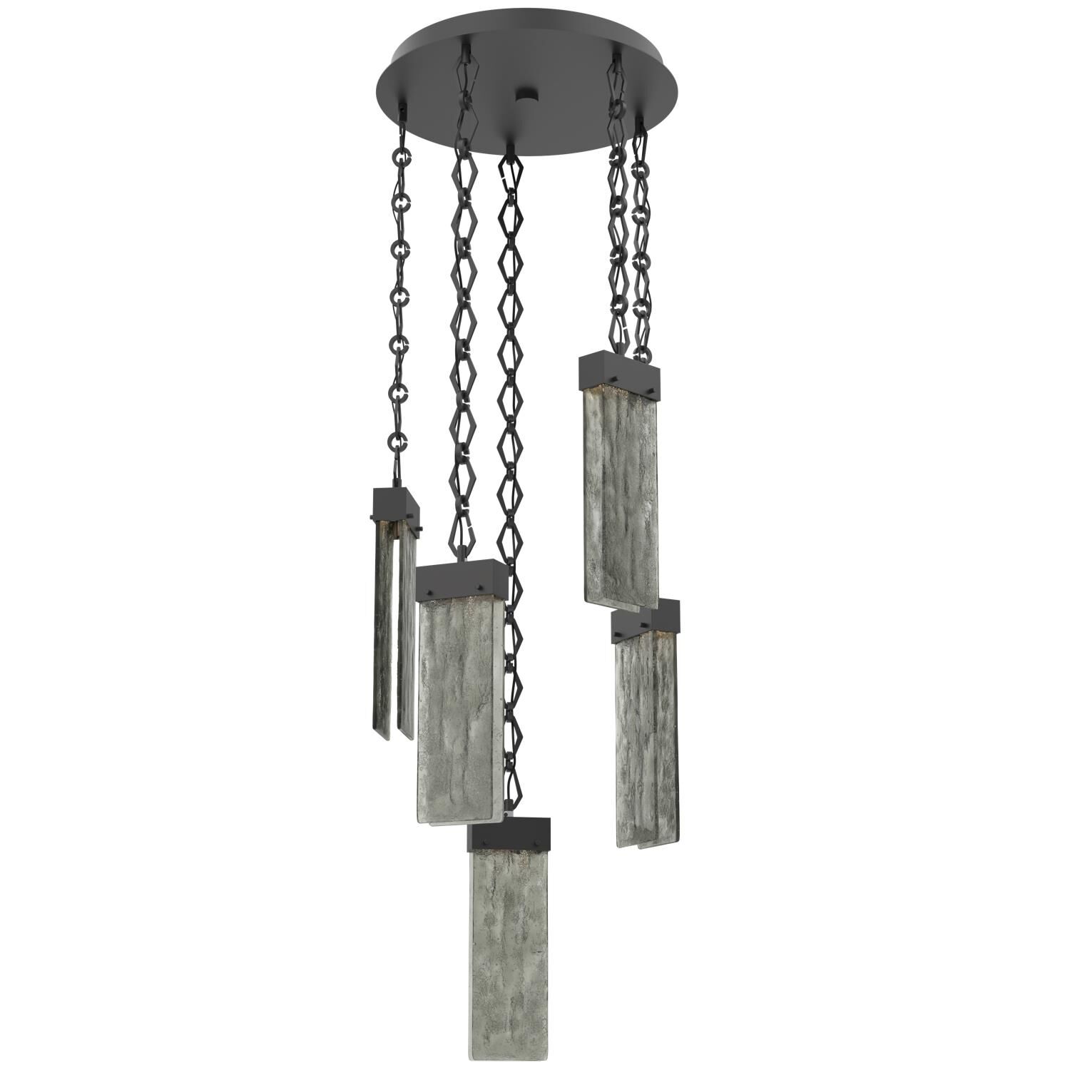 Levi Wilson Parallel 19 Inch Multi Light Pendant by Hammerton Studio