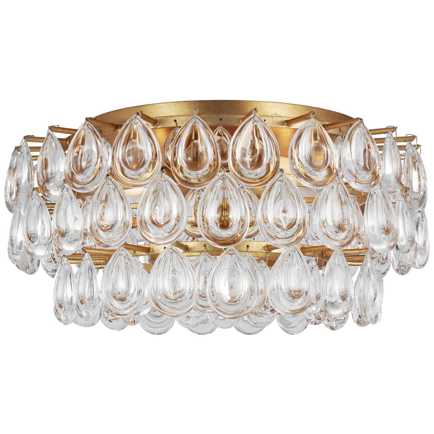 AERIN Liscia 19 Inch 4 Light Flush Mount by Visual Comfort Signature Collection