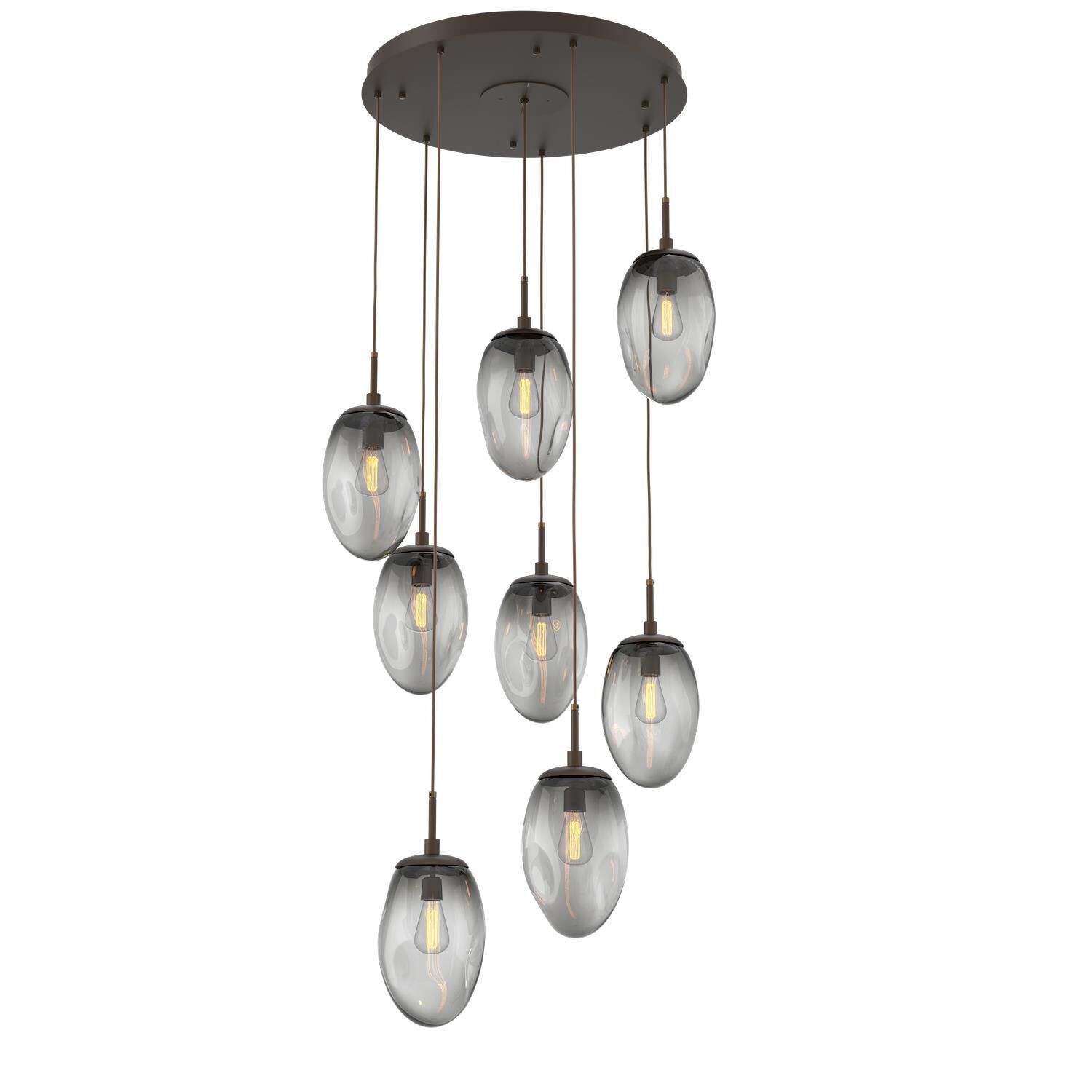 Levi Wilson Nebula 29 Inch 8 Light Multi Light Pendant by Hammerton Studio