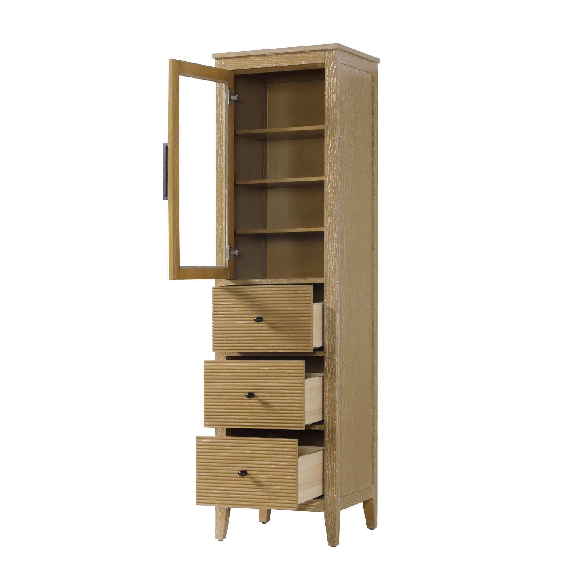 Shown in Linen Oak finish