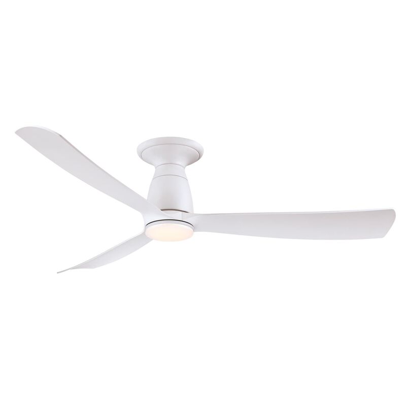 Kute 52 Inch Flush Mount Fan with Light Kit by Fanimation
