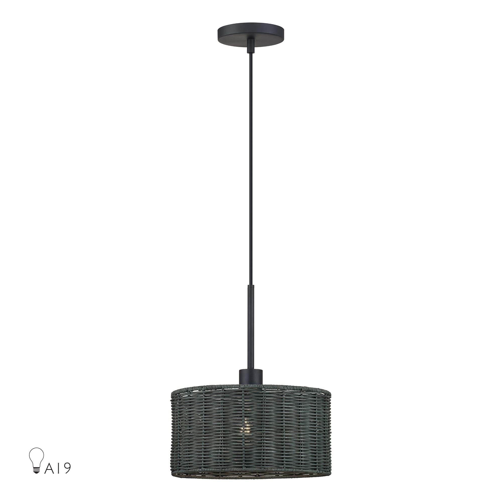 Weavington 12 Inch Mini Pendant by Livex Lighting