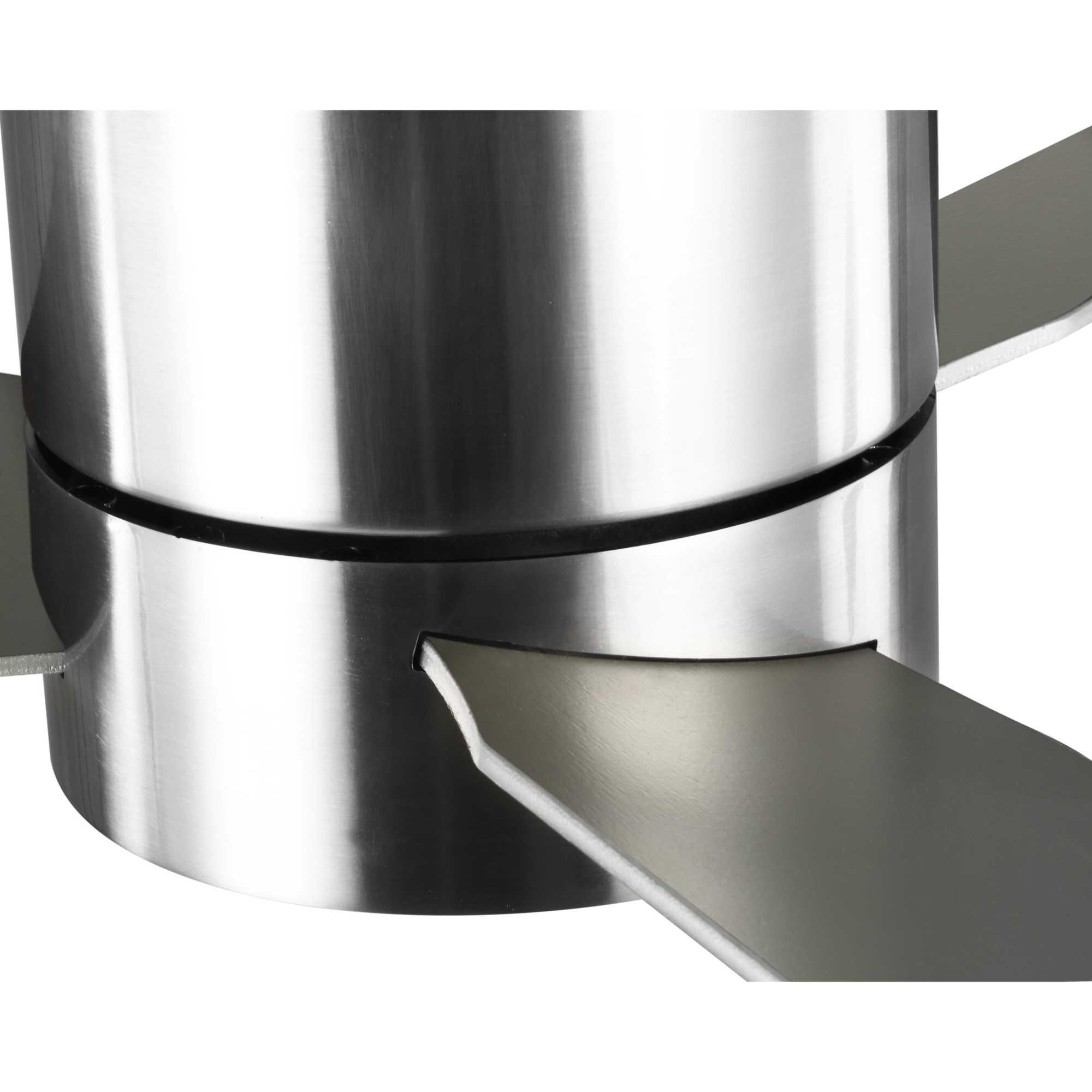 Shown in Brushed Nickel finish and White Opal Shatterproof glass