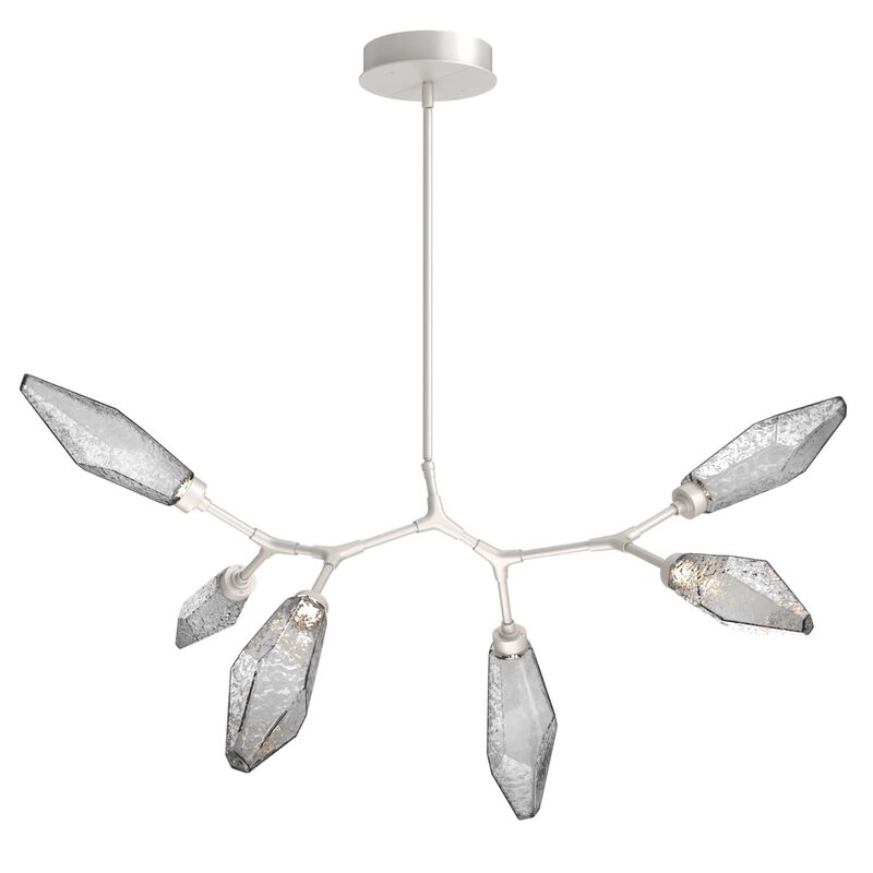 Rock Crystal Linear Suspension Light by Hammerton Studio
