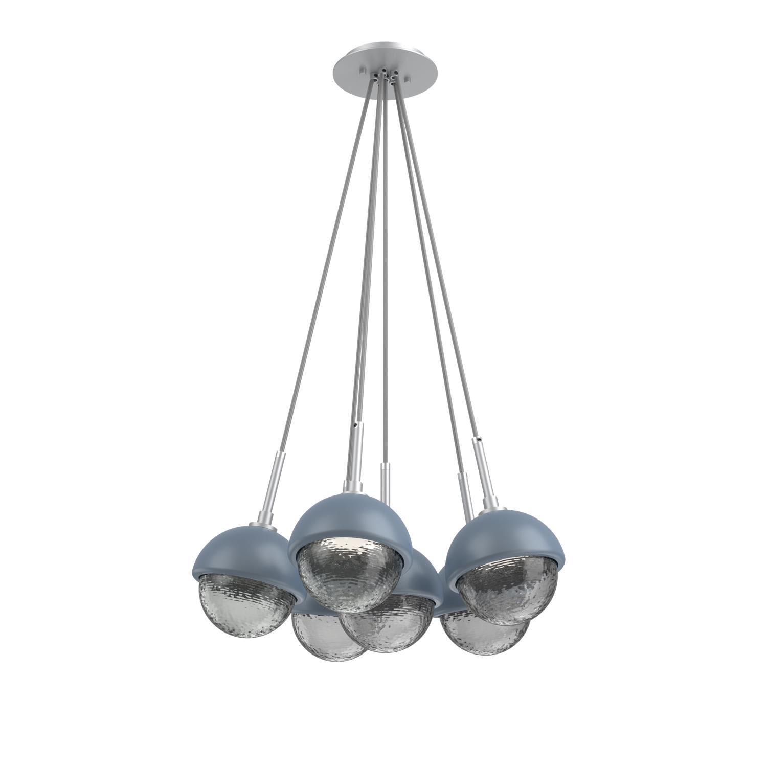 Levi Wilson Cabochon 19 Inch Multi Pendant Light by Hammerton Studio