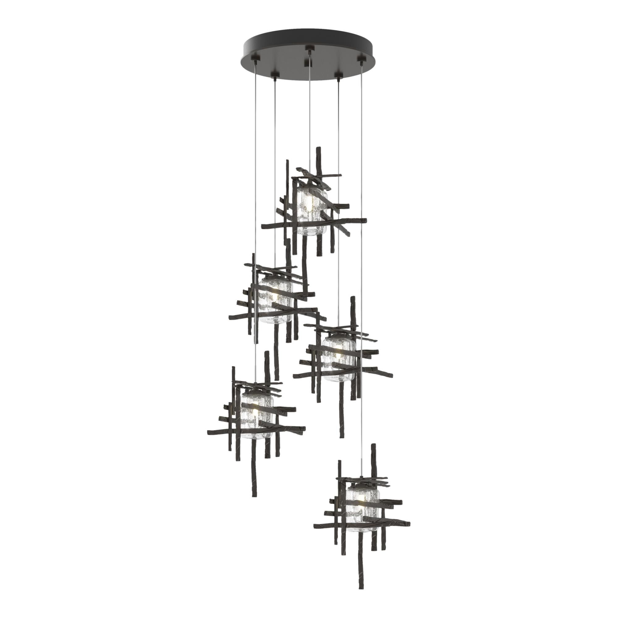 Tura 27 Inch Multi Light Pendant by Hubbardton Forge
