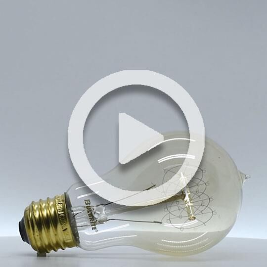 40 Watt A19 Vintage Light Bulb by Bulbrite