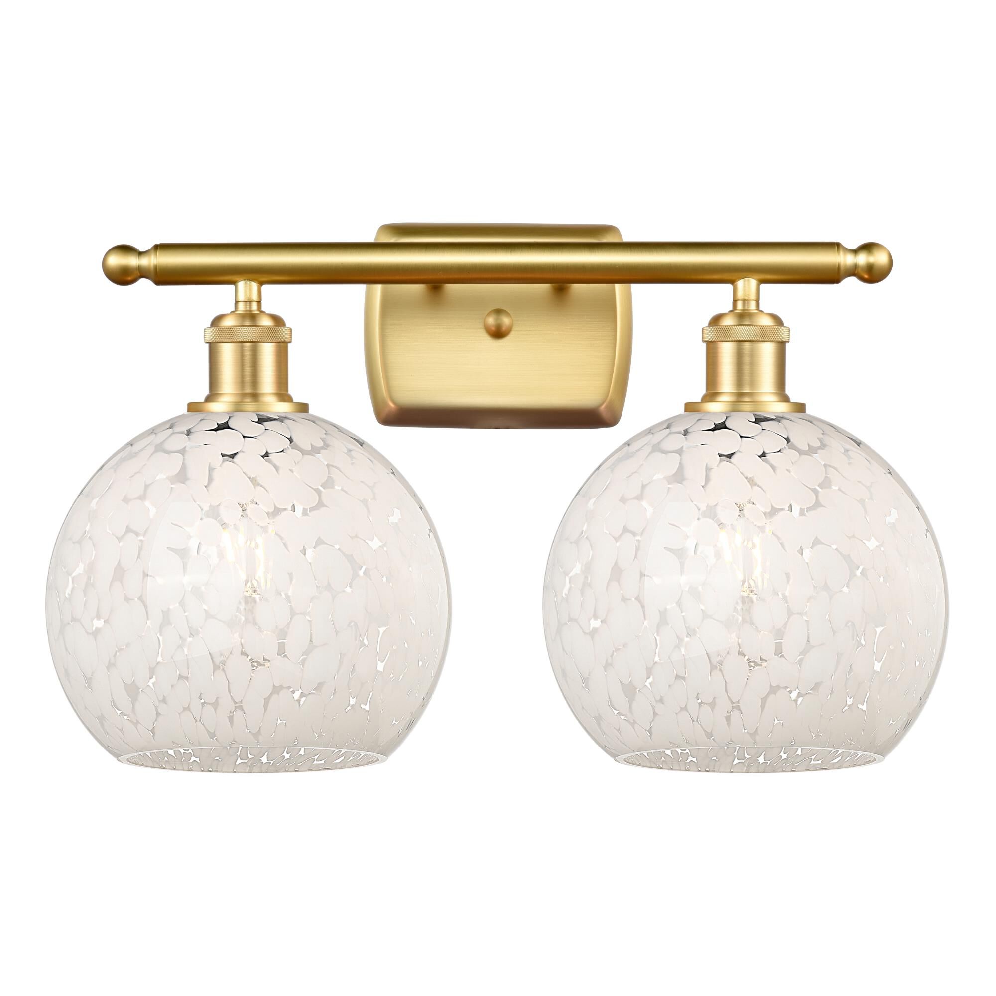 Bruno Marashlian White Mouchette 18 Inch Bath Vanity Light by Innovations Lighting