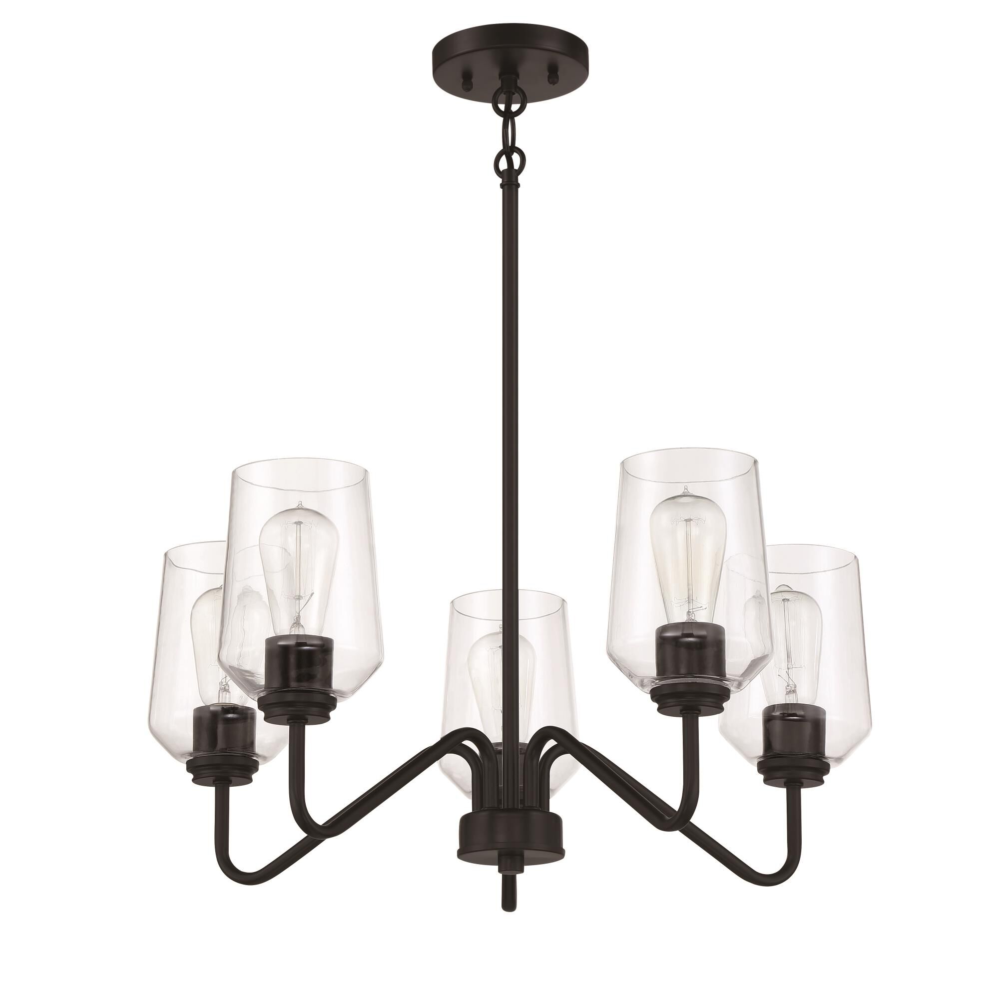 Shayna 23 Inch 5 Light Chandelier by Craftmade