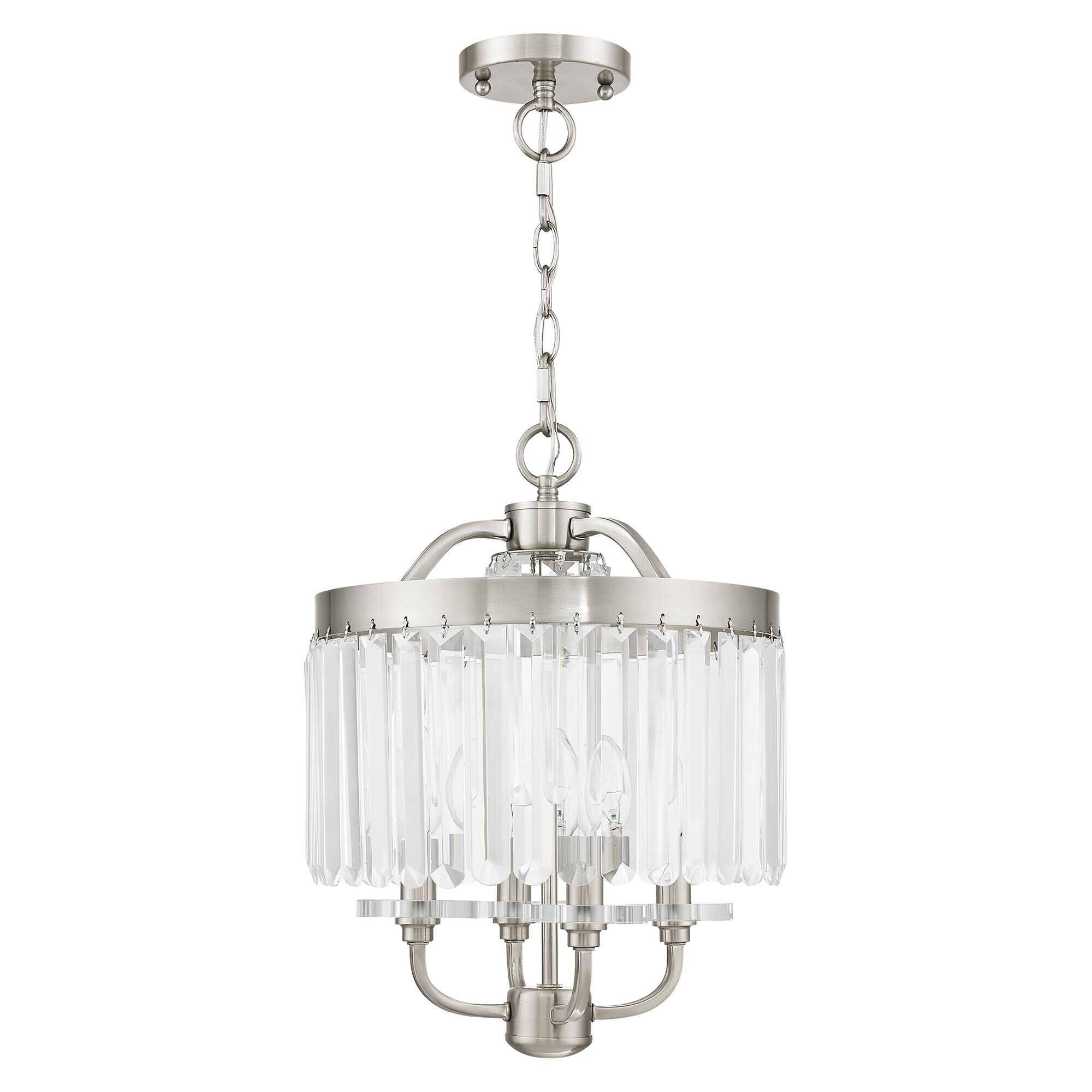 Ashton 13 Inch 4 Light Mini Chandelier by Livex Lighting