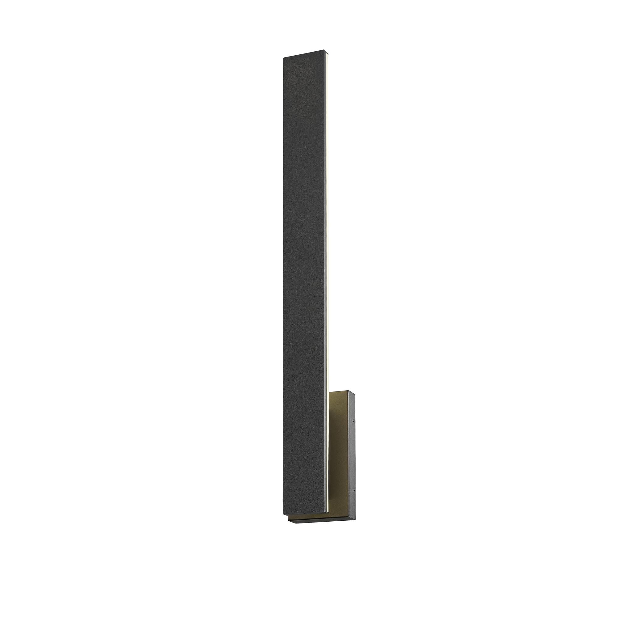 Shown in Sand Black finish and White glass and White shade