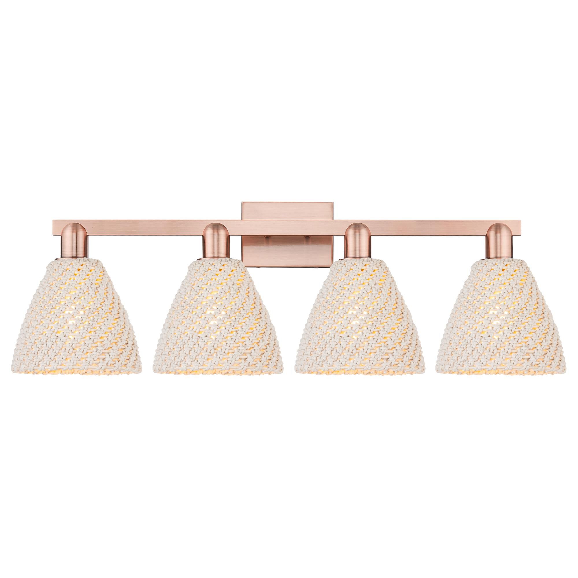 Bruno Marashlian Natural Ballston Dome 36 Inch Bath Vanity Light by Innovations Lighting