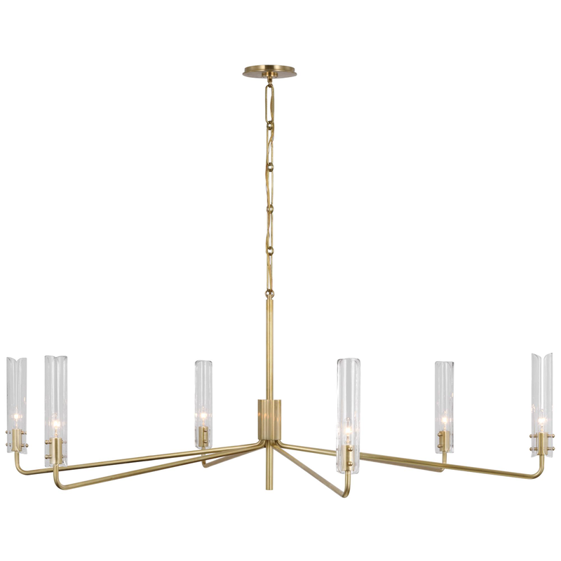 AERIN Casoria 56 Inch 6 Light LED Chandelier by Visual Comfort Signature Collection