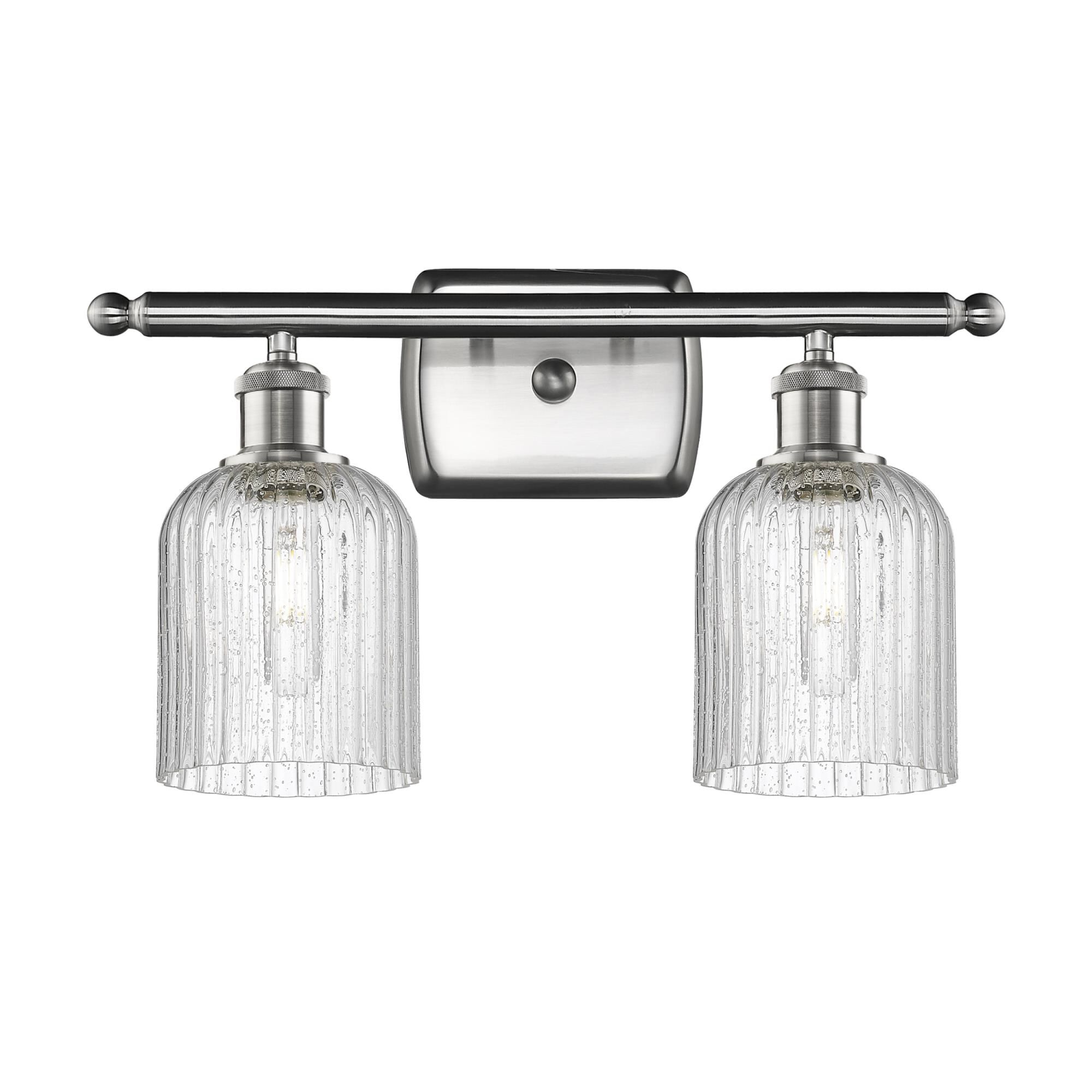 Shown in Satin Nickel finish and Seedy shade