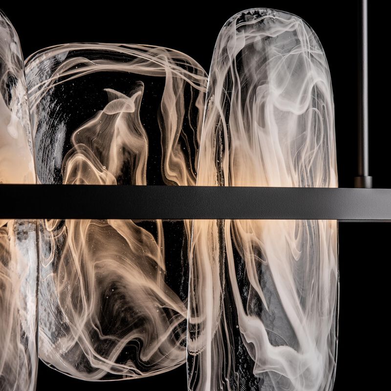 Vitre Medium Linear Chandelier by Hubbardton Forge