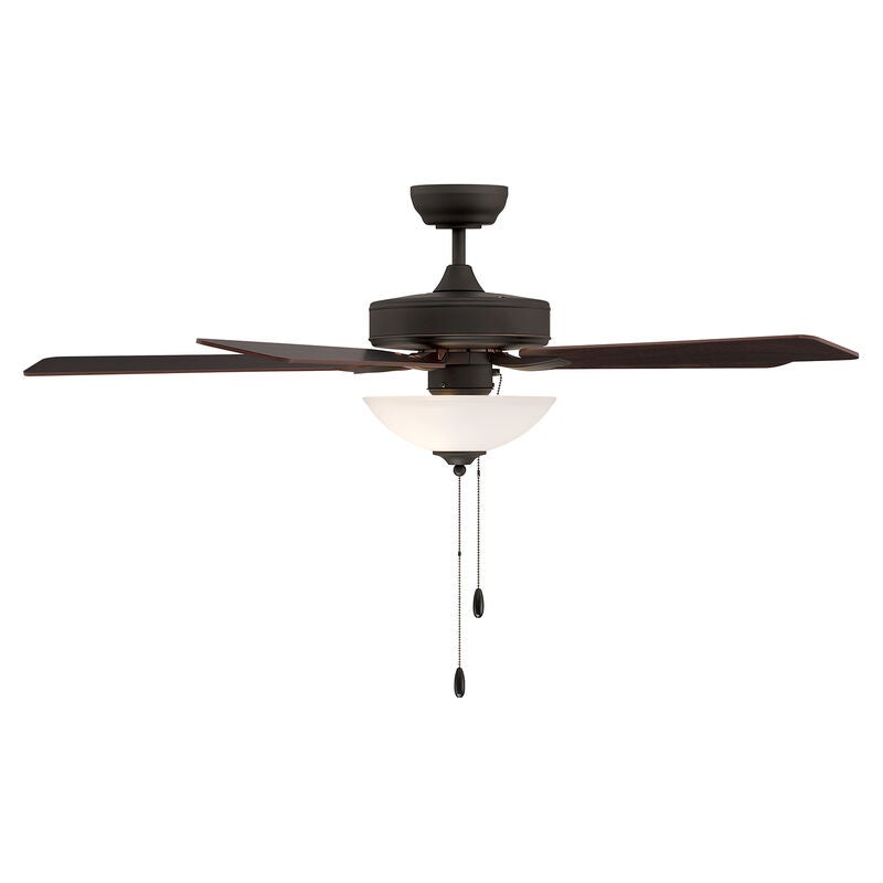 52 Inch Ceiling Fan with Light Kit by Meridian Lighting