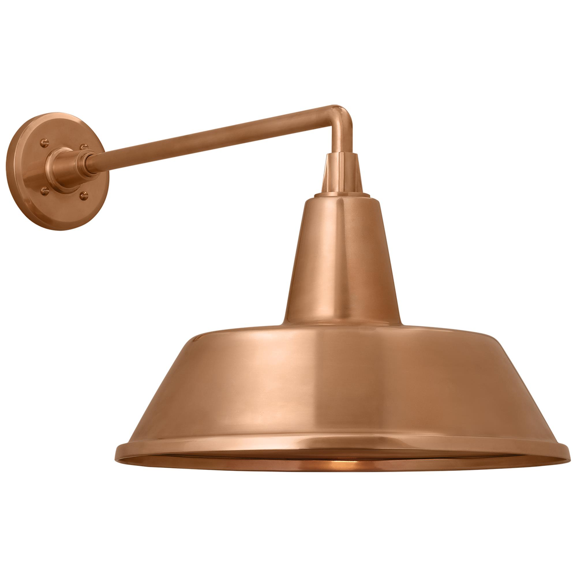 Shown in Soft Copper finish and Copper shade