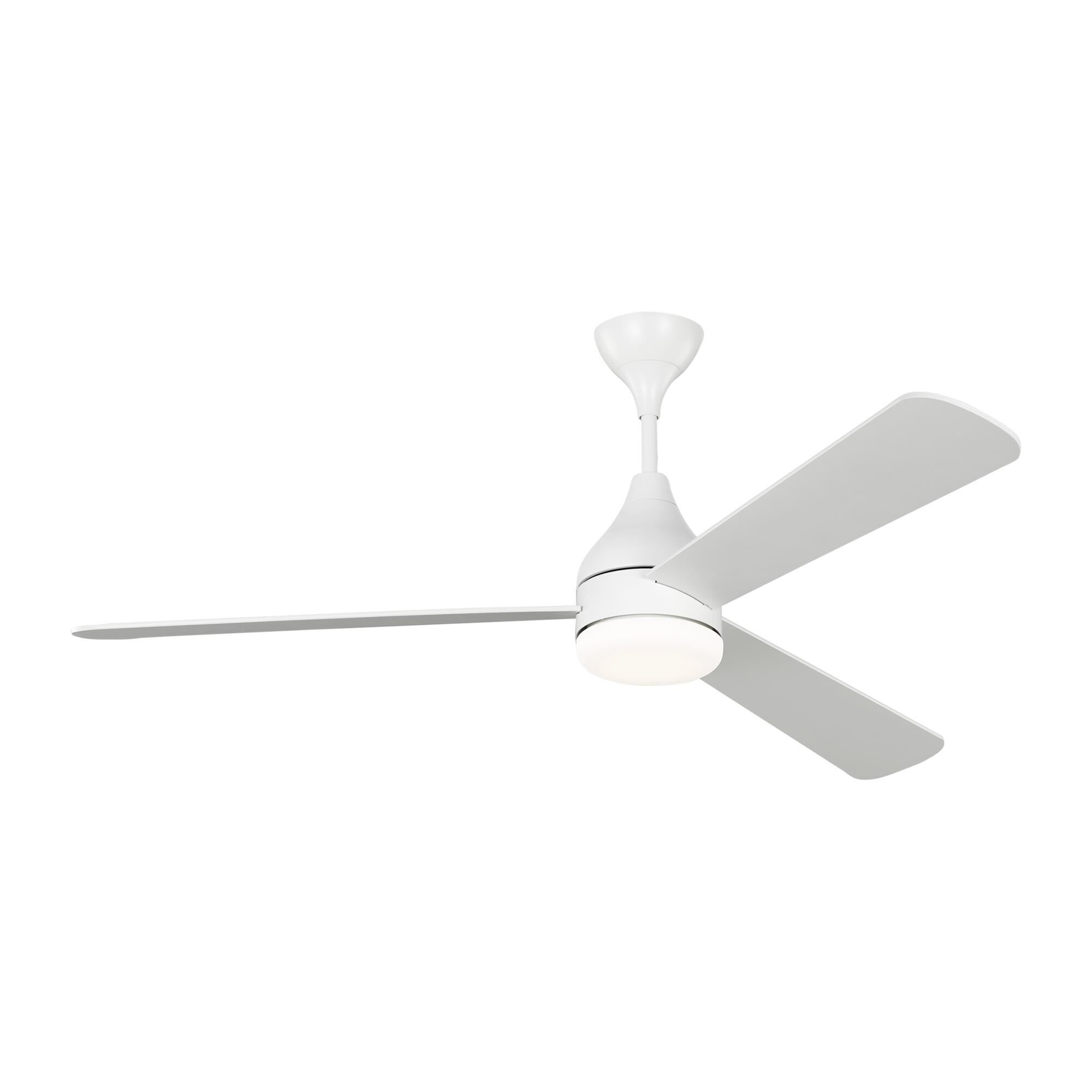 Barbara Barry Streaming Smart 60 Inch Ceiling Fan with Light Kit by Visual Comfort Fan Collection