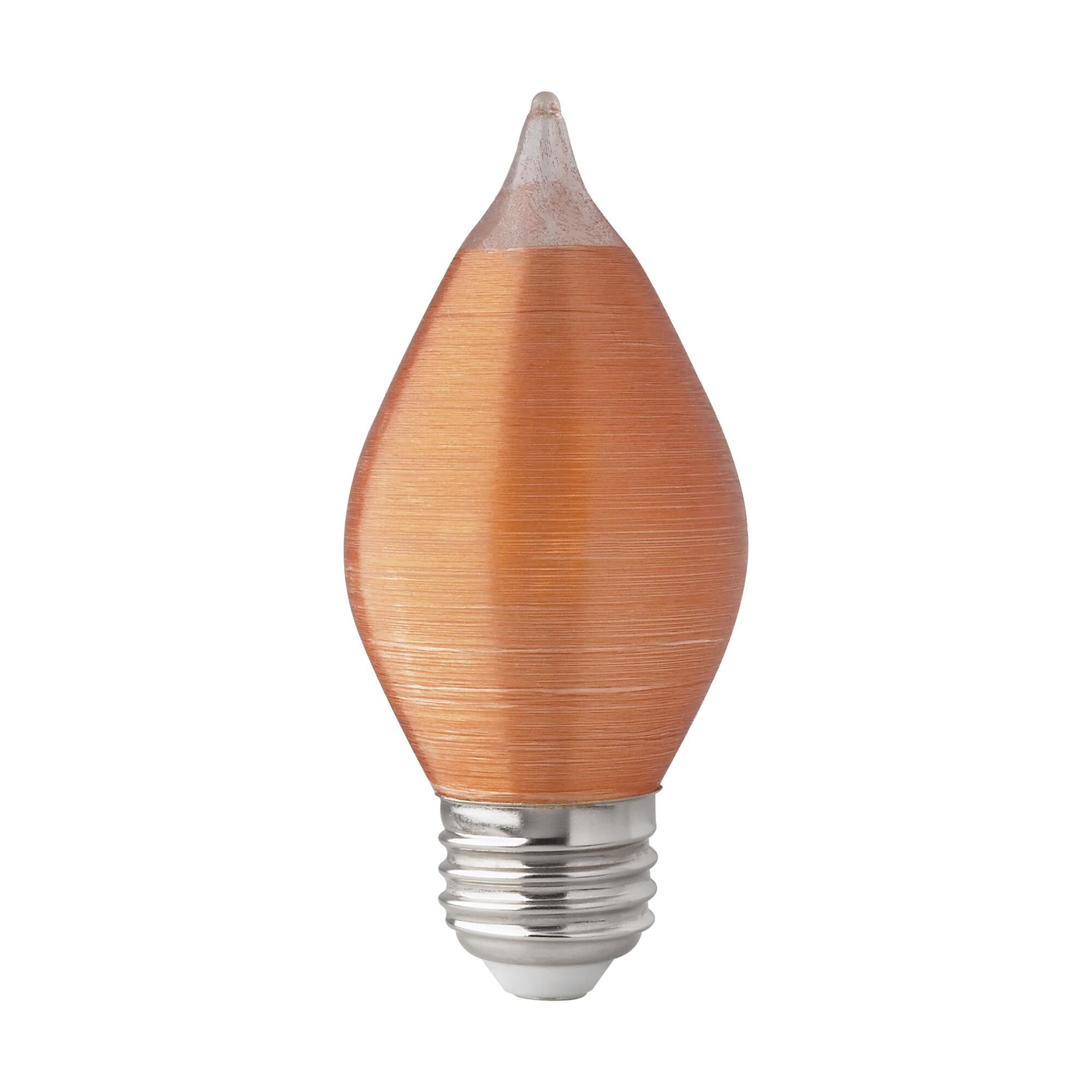 Dimmable 4 Watt 2100K C15 LED Light Bulb by Satco