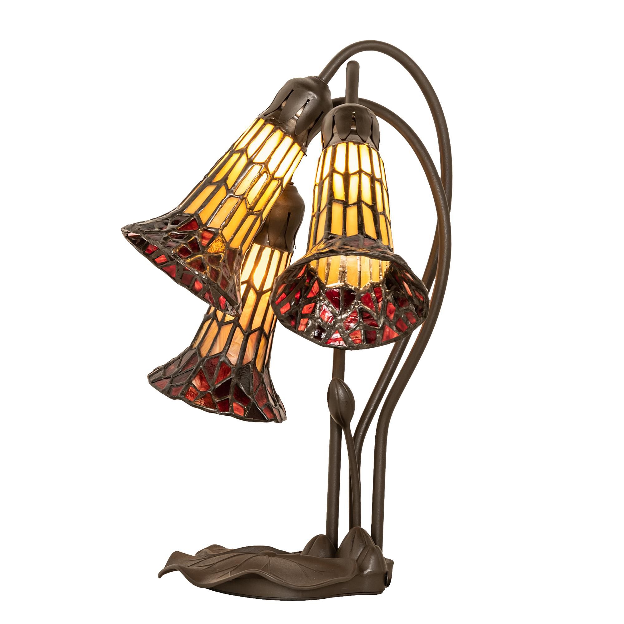 Shown in Mahogany Bronze finish and Ruby;Amber /Acrylic glass