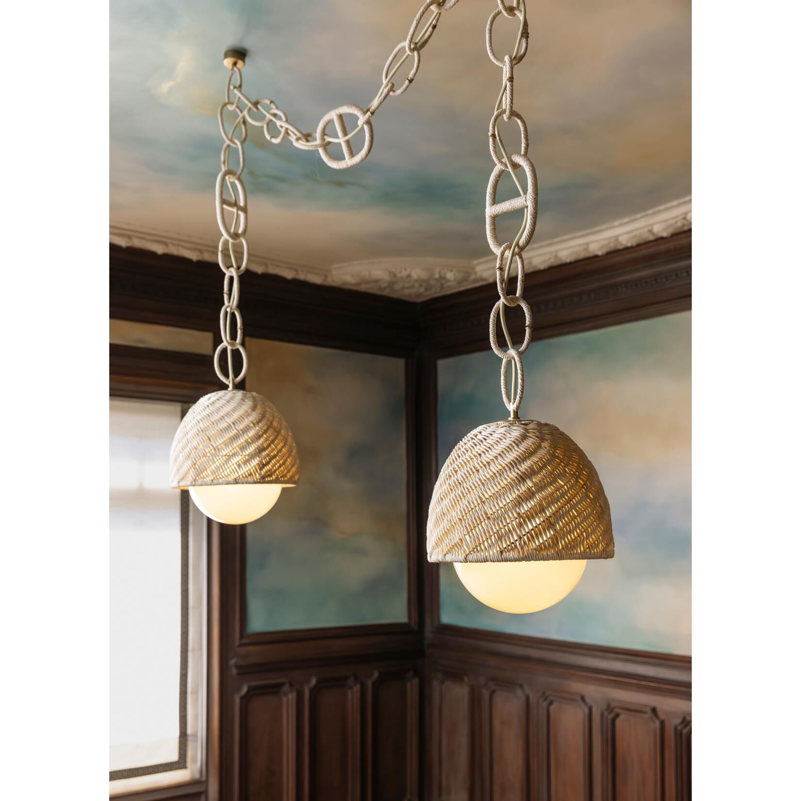 Noz Nozawa Pluro 34 Inch Chandelier by Corbett Lighting