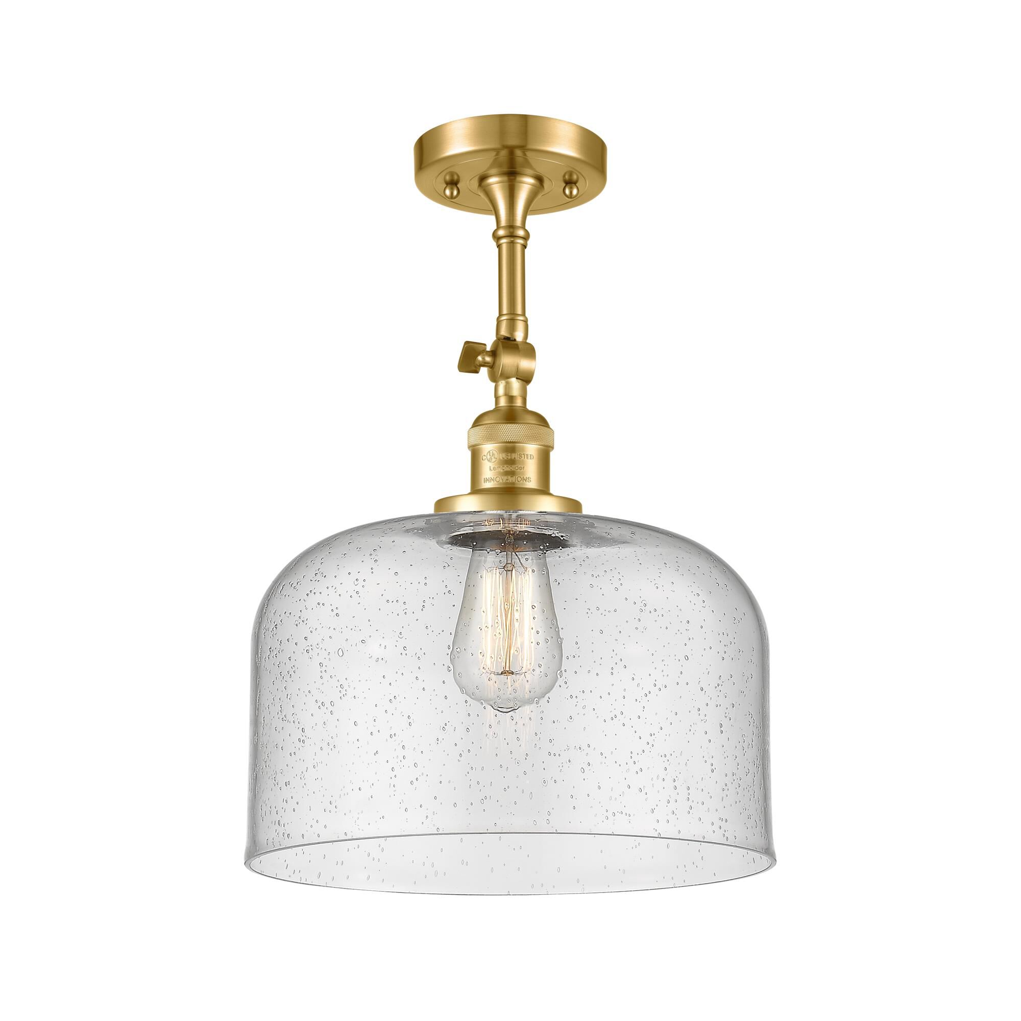 Bruno Marashlian Bell 12 Inch 1 Light Semi Flush Mount by Innovations Lighting
