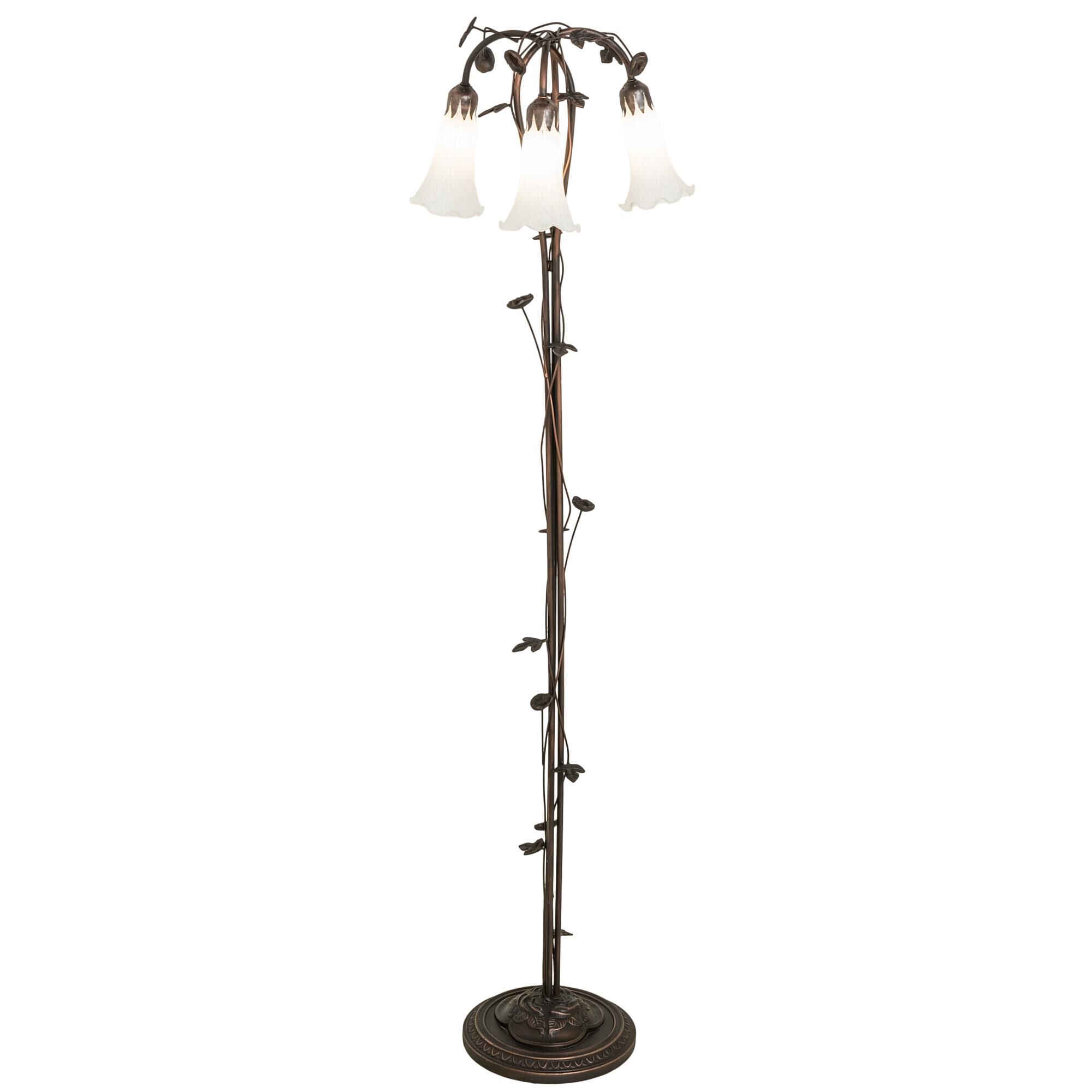 White 58 Inch Floor Lamp by Meyda Lighting
