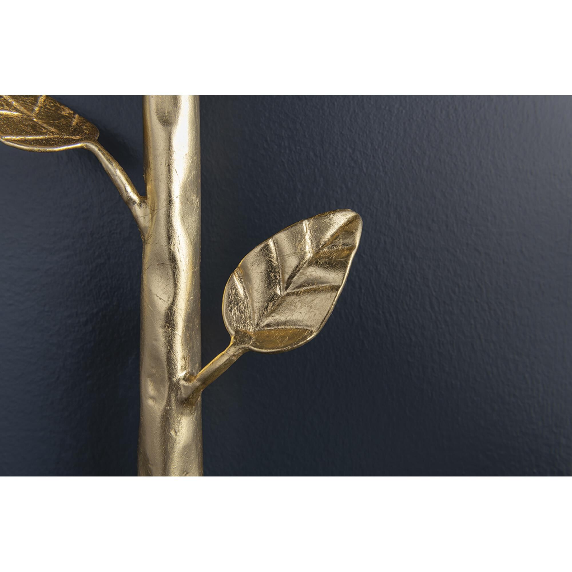 Shown in Gold Leaf finish and Hardback Linen Fabric shade