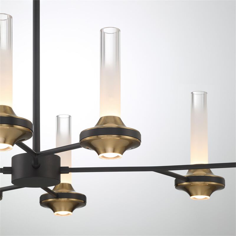 Torcia 36 Inch Chandelier by Eurofase Lighting