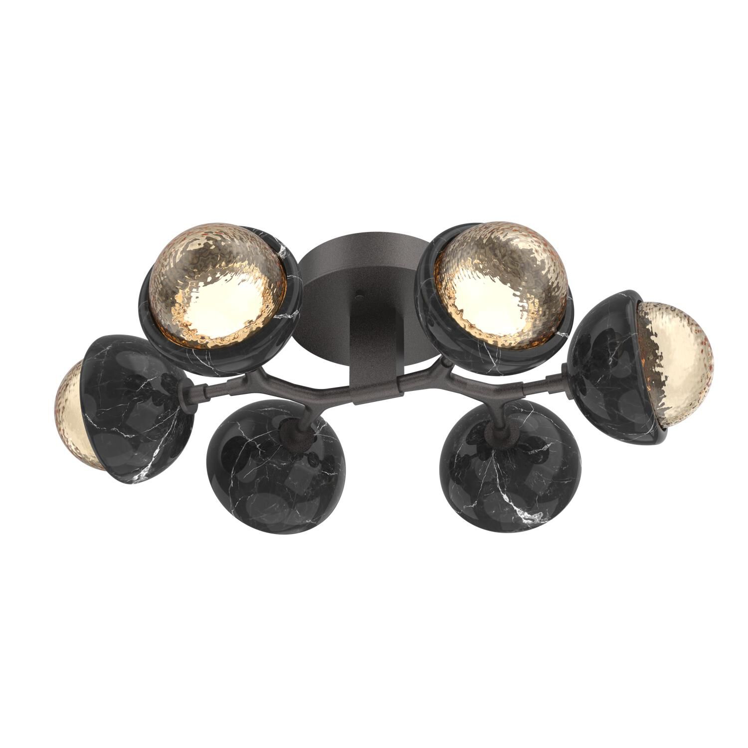 Levi Wilson Cabochon 27 Inch Flush Mount by Hammerton Studio
