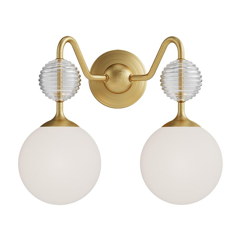 Celia 15 Inch 2 Light Bath Vanity Light by Alora Mood