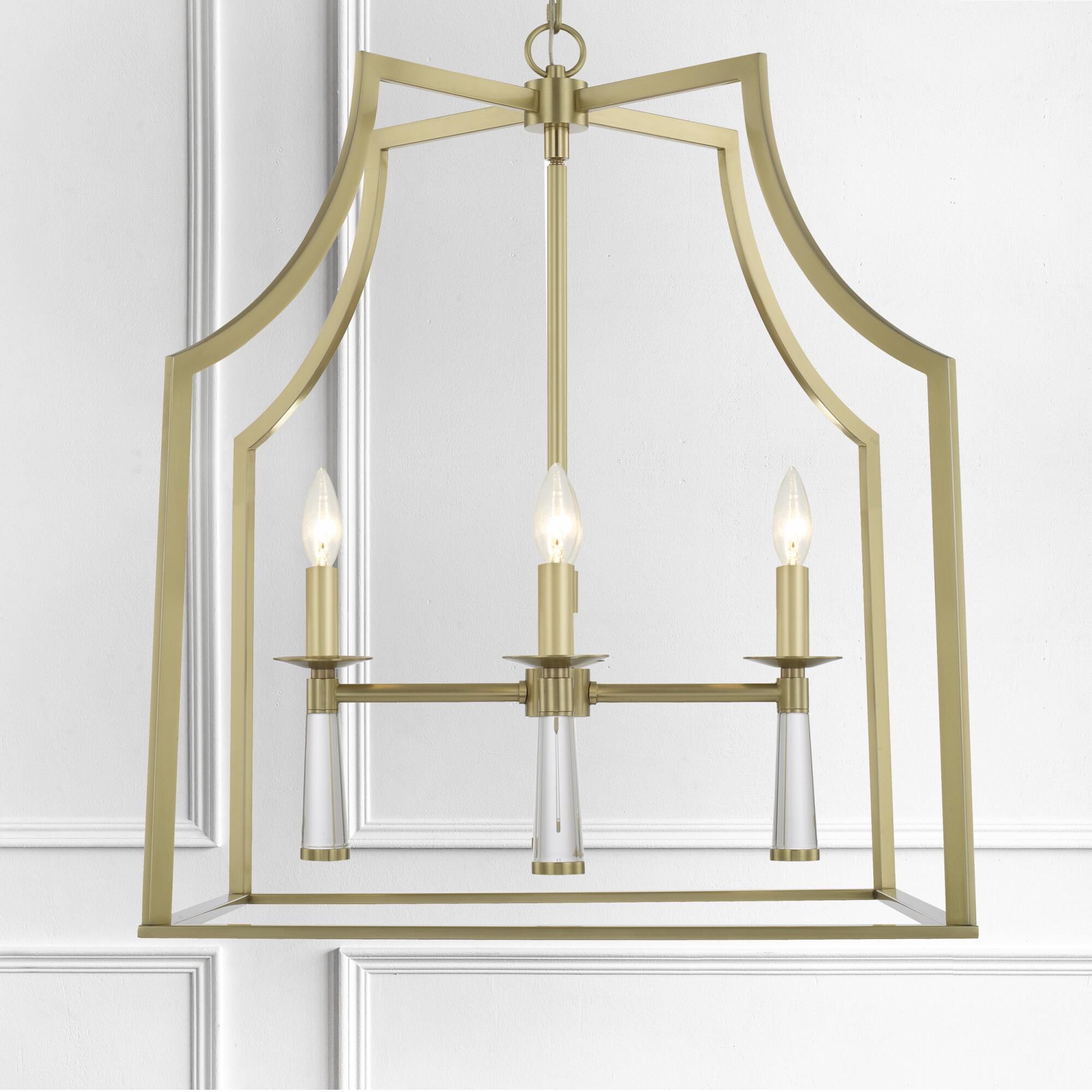 Baxter 22 Inch 4 Light Mini Chandelier by Crystorama