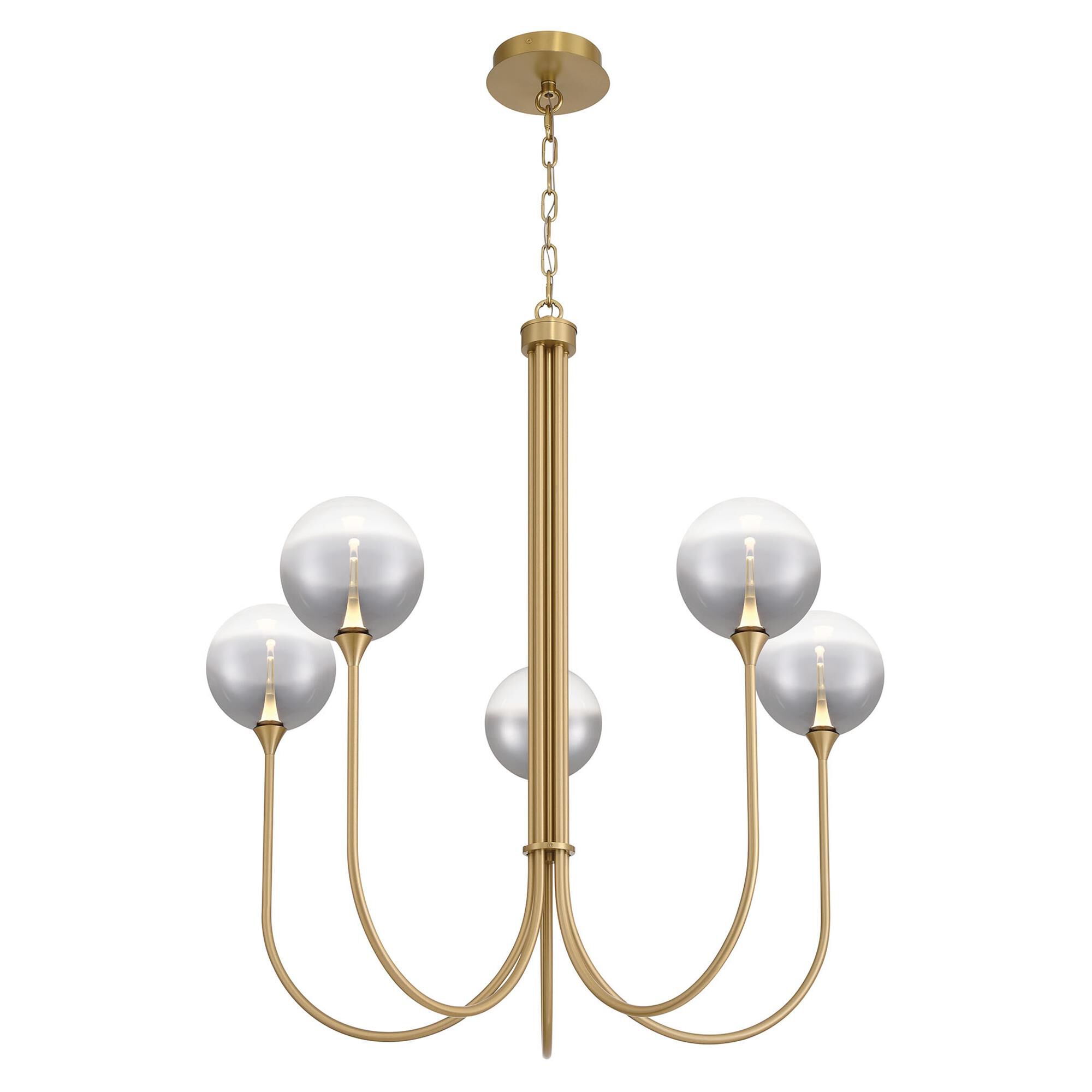 Shown in Gold finish and Smoked glass