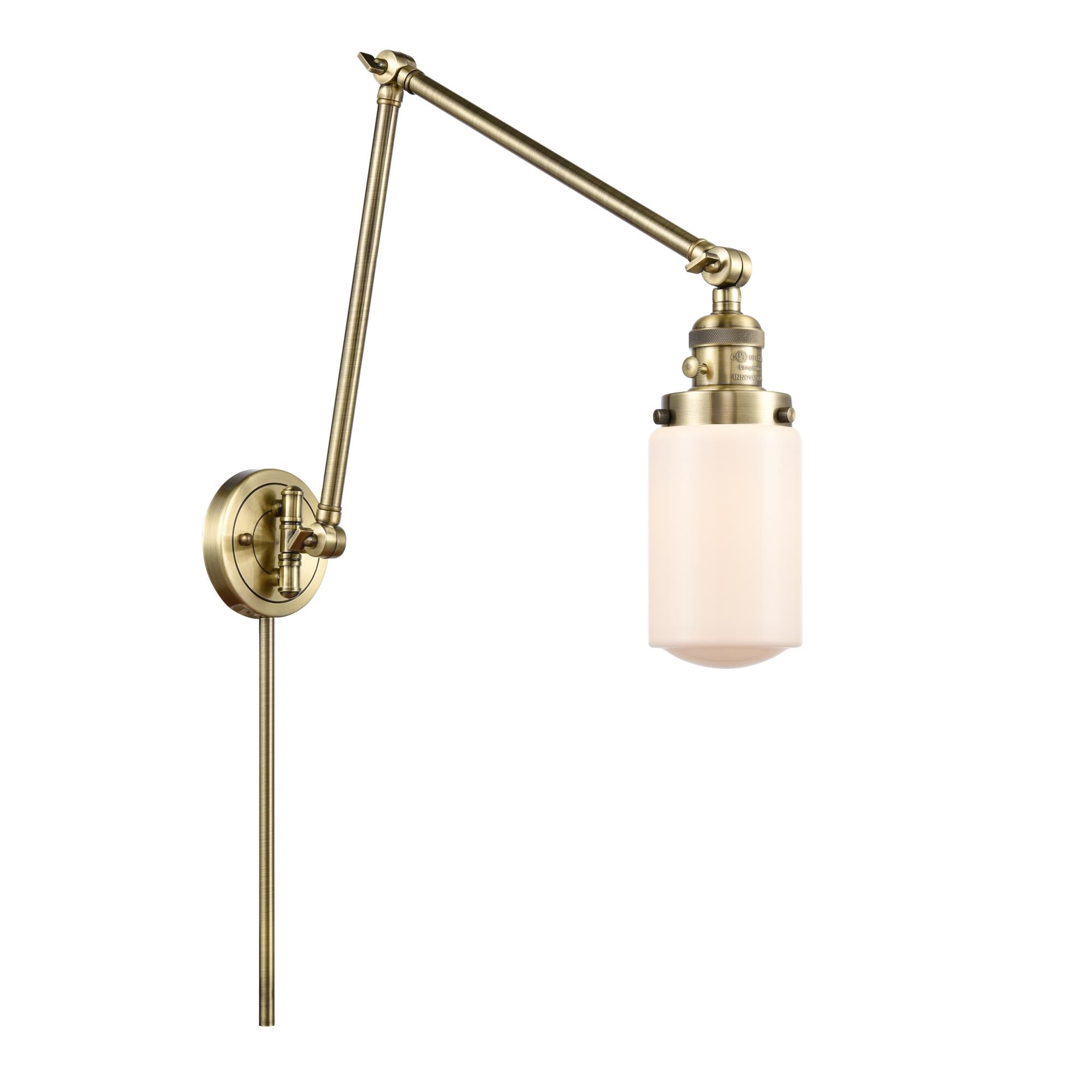 Bruno Marashlian Dover Wall Swing Lamp by Innovations Lighting