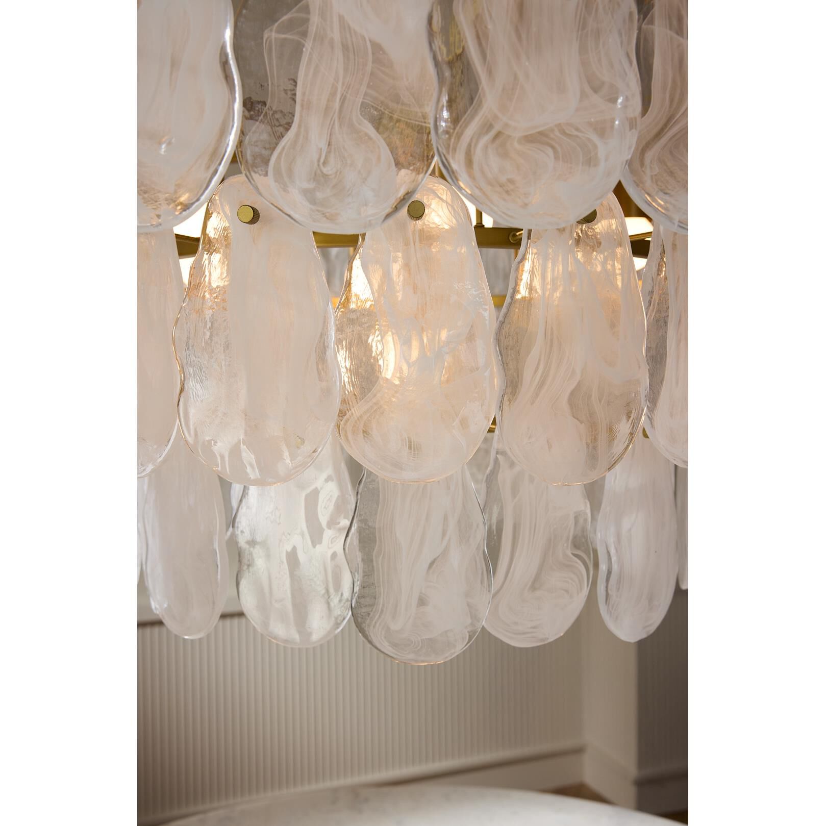 Shown in White Glaze finish