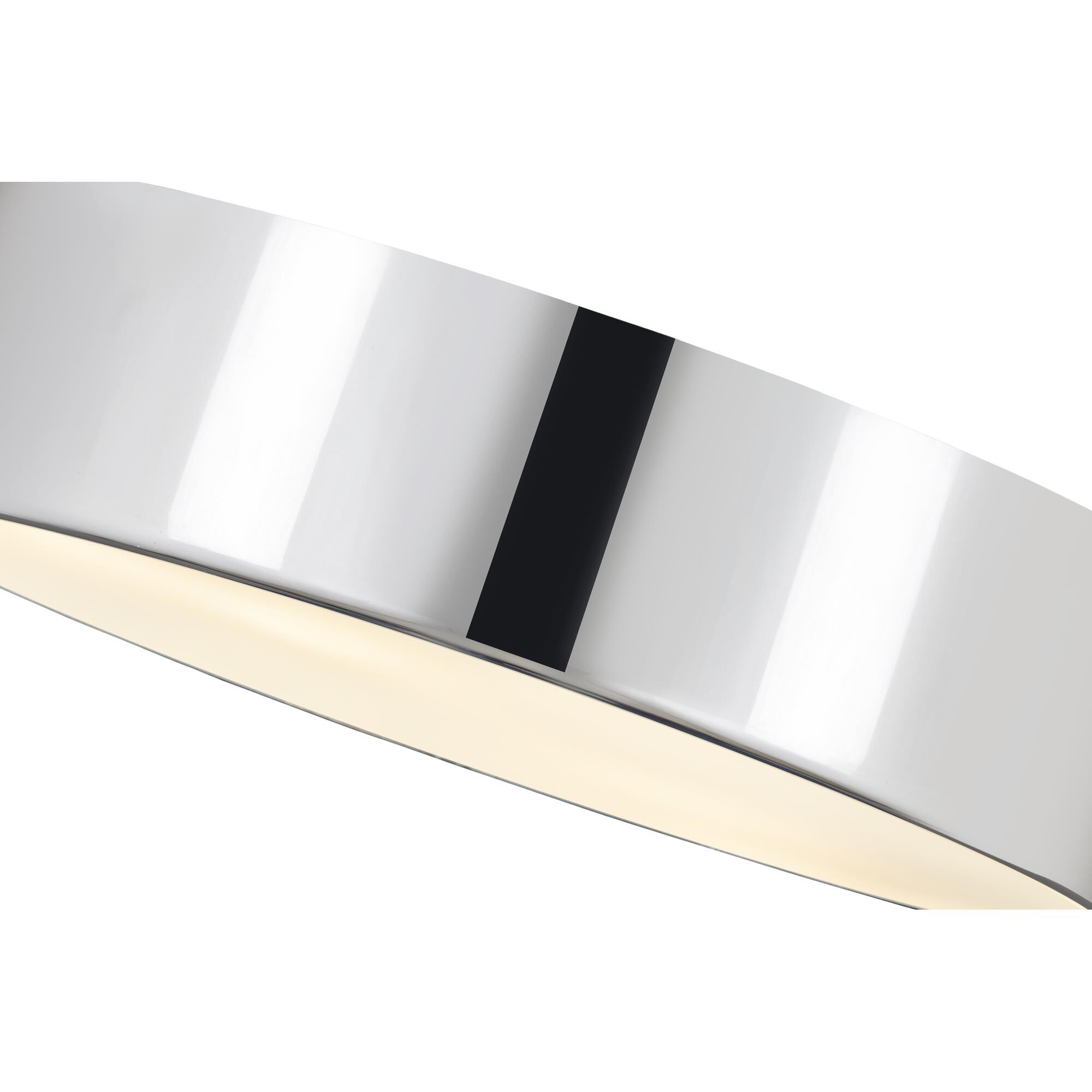 Shown in Chrome finish and Steel glass and Steel shade