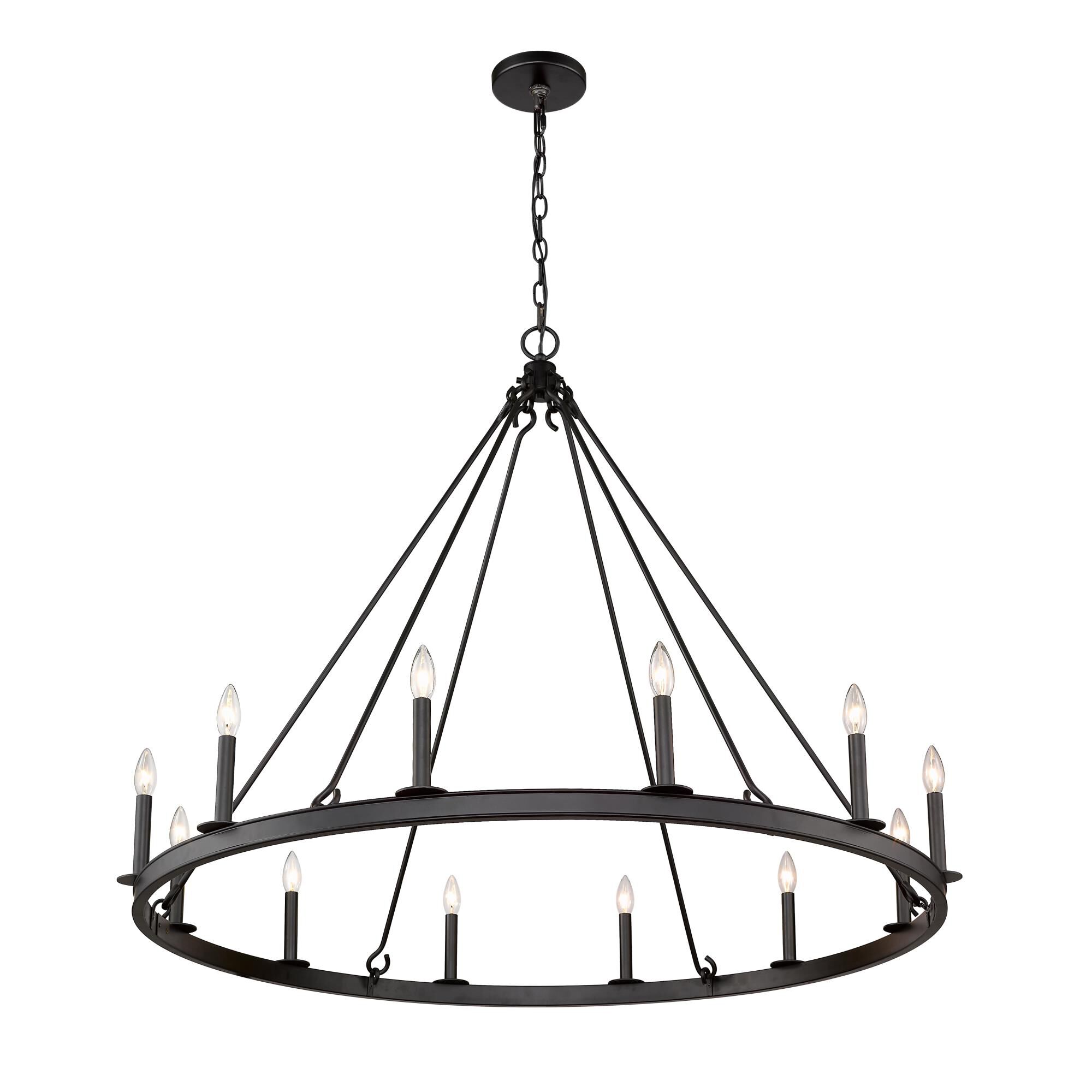 Barclay 48 Inch 12 Light Chandelier by Z-Lite