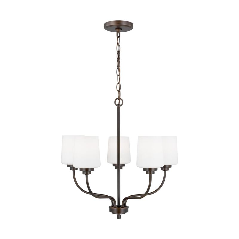 Windom 20 Inch 5 Light Mini Chandelier by Generation Lighting