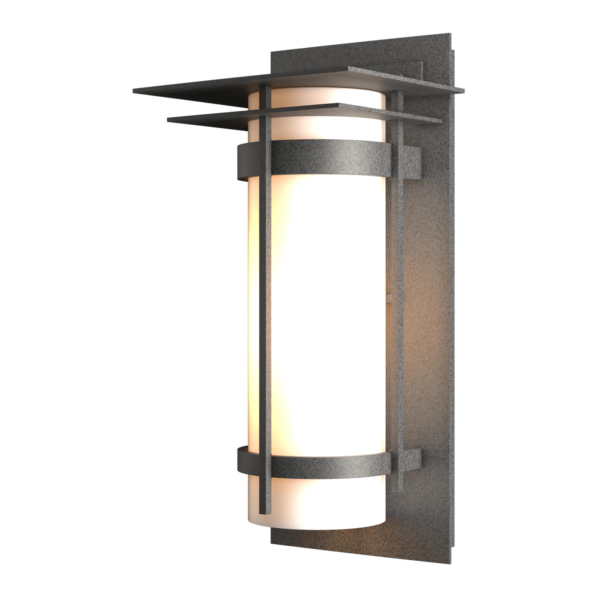 Hubbardton Forge Banded 16 Inch Tall Outdoor Wall Light