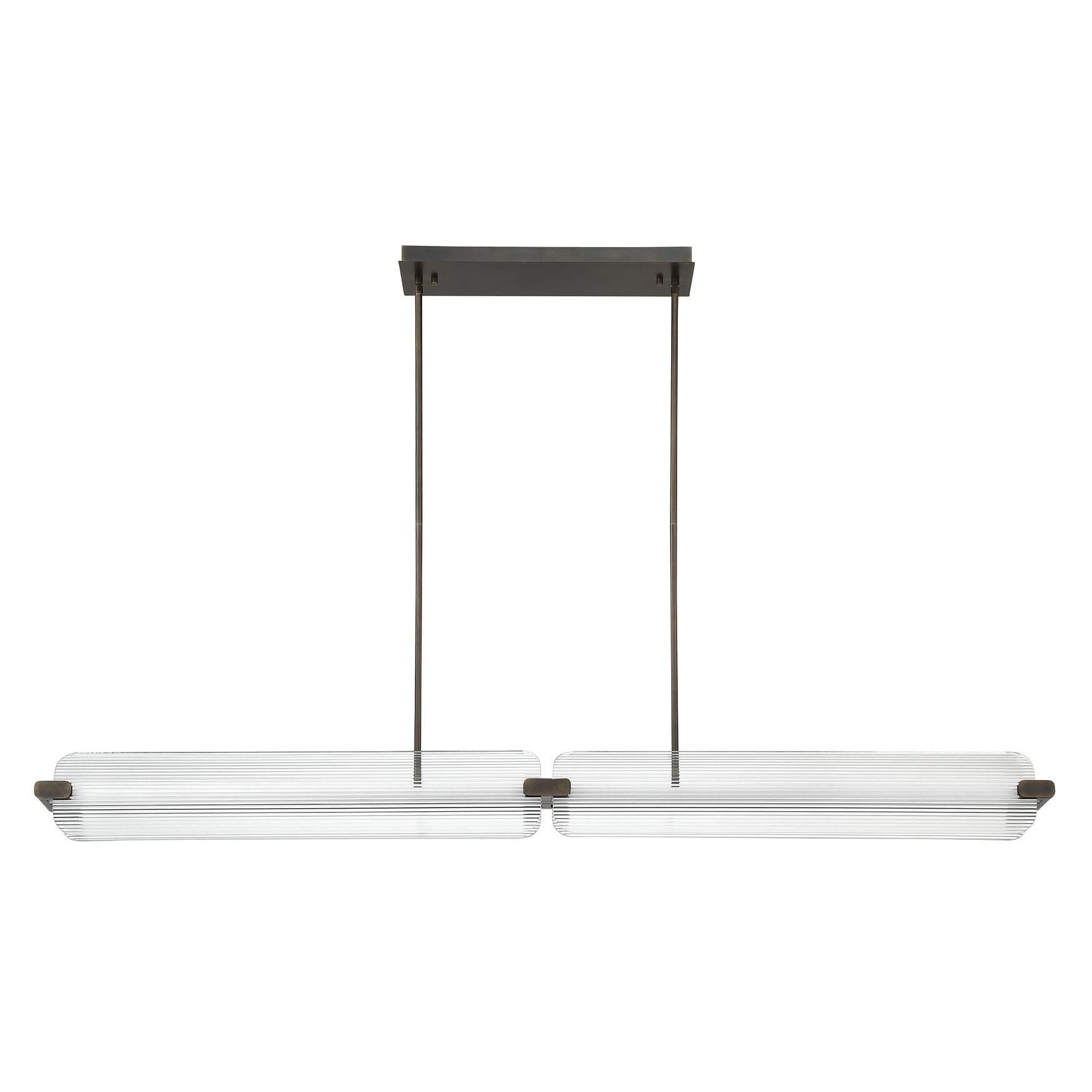 Shown in Weathered Brass finish and Clear glass