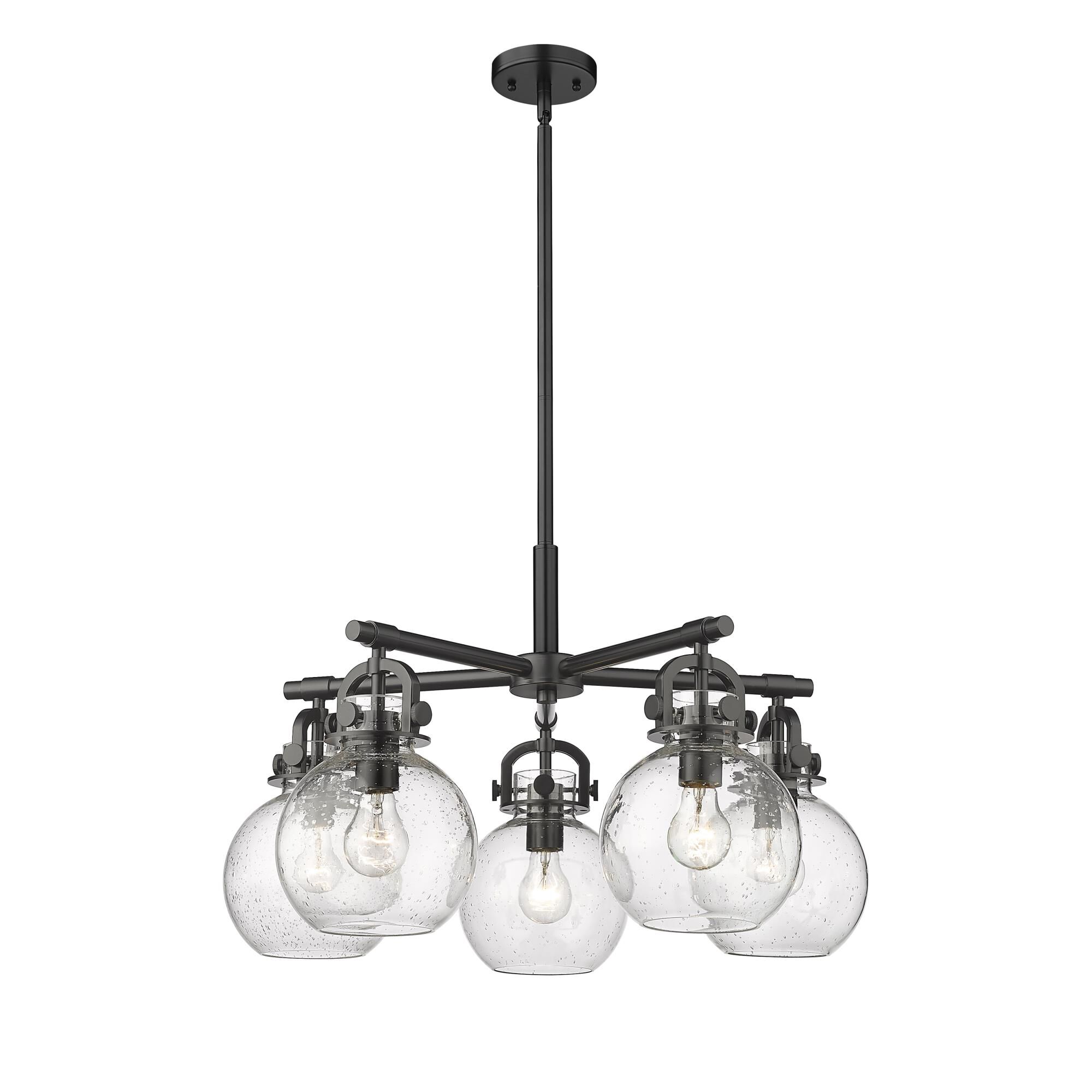 Bruno Marashlian Newton Sphere 26 Inch 5 Light Chandelier by Innovations Lighting