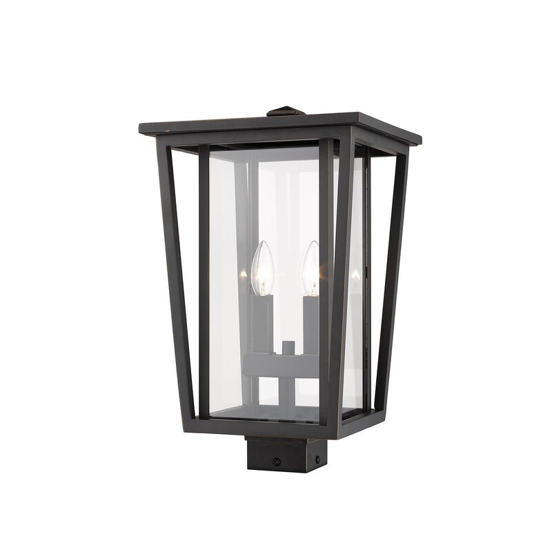 Seoul 18 Inch Tall 2 Light Outdoor Post Lamp by Z-Lite