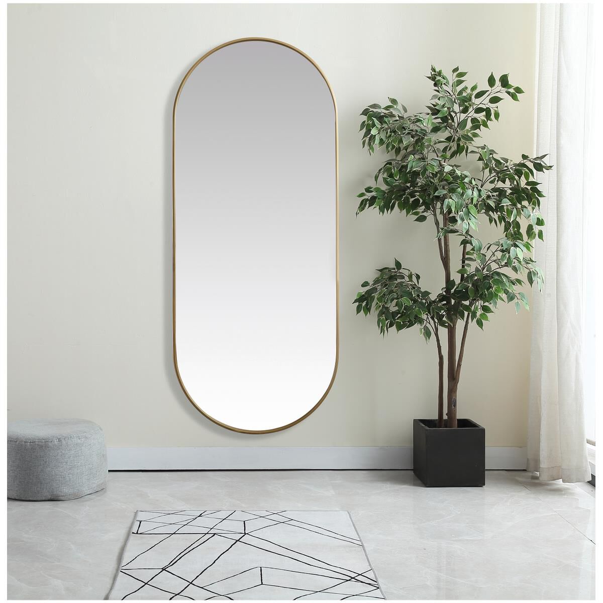 Asha 72 Inch Decorative Mirror by Elegant Decor