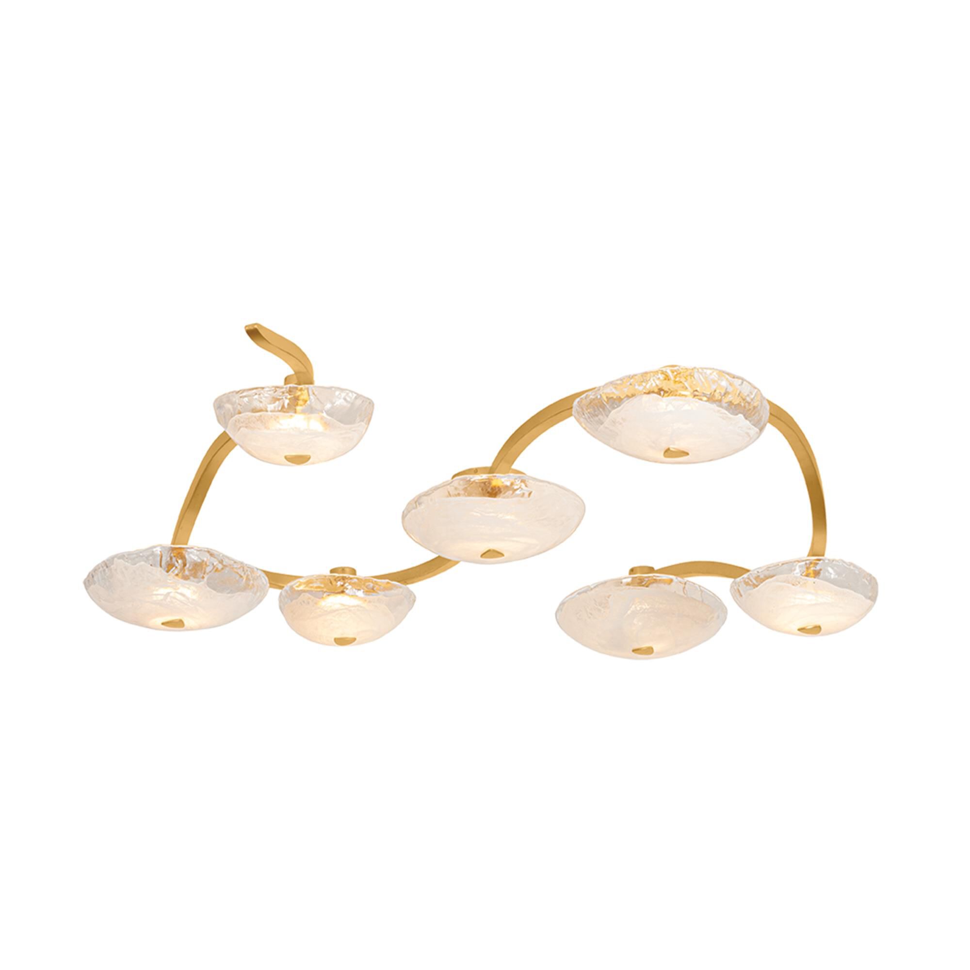 Noz Nozawa Kune 69 Inch Semi Flush Mount by Corbett Lighting
