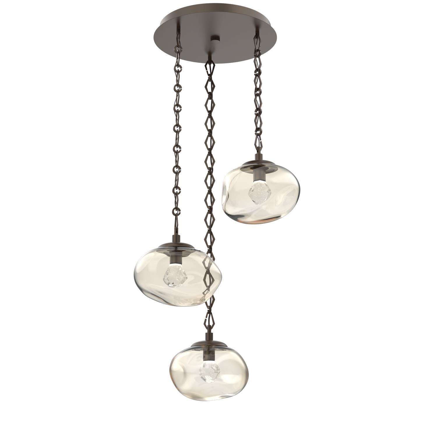 Levi Wilson Nova Led 22 Inch Multi Light Pendant by Hammerton Studio