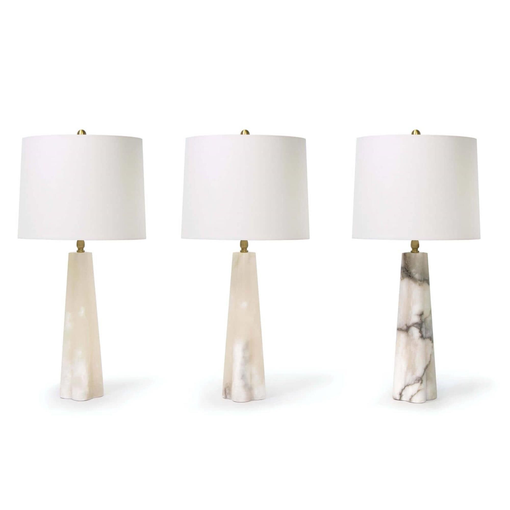 Shown in Natural Stone finish and Linen shade