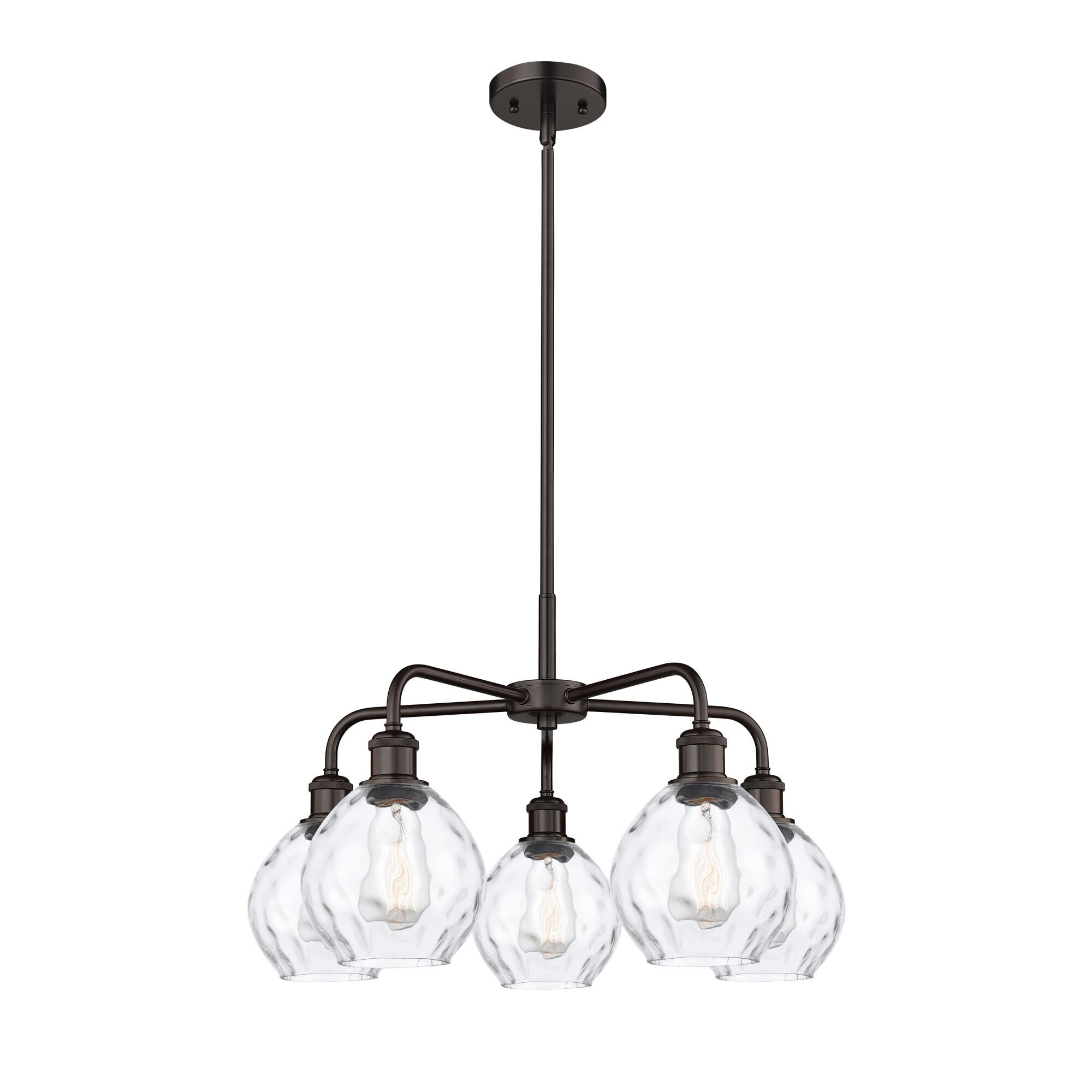 Shown in Oil Rubbed Bronze finish and Clear glass