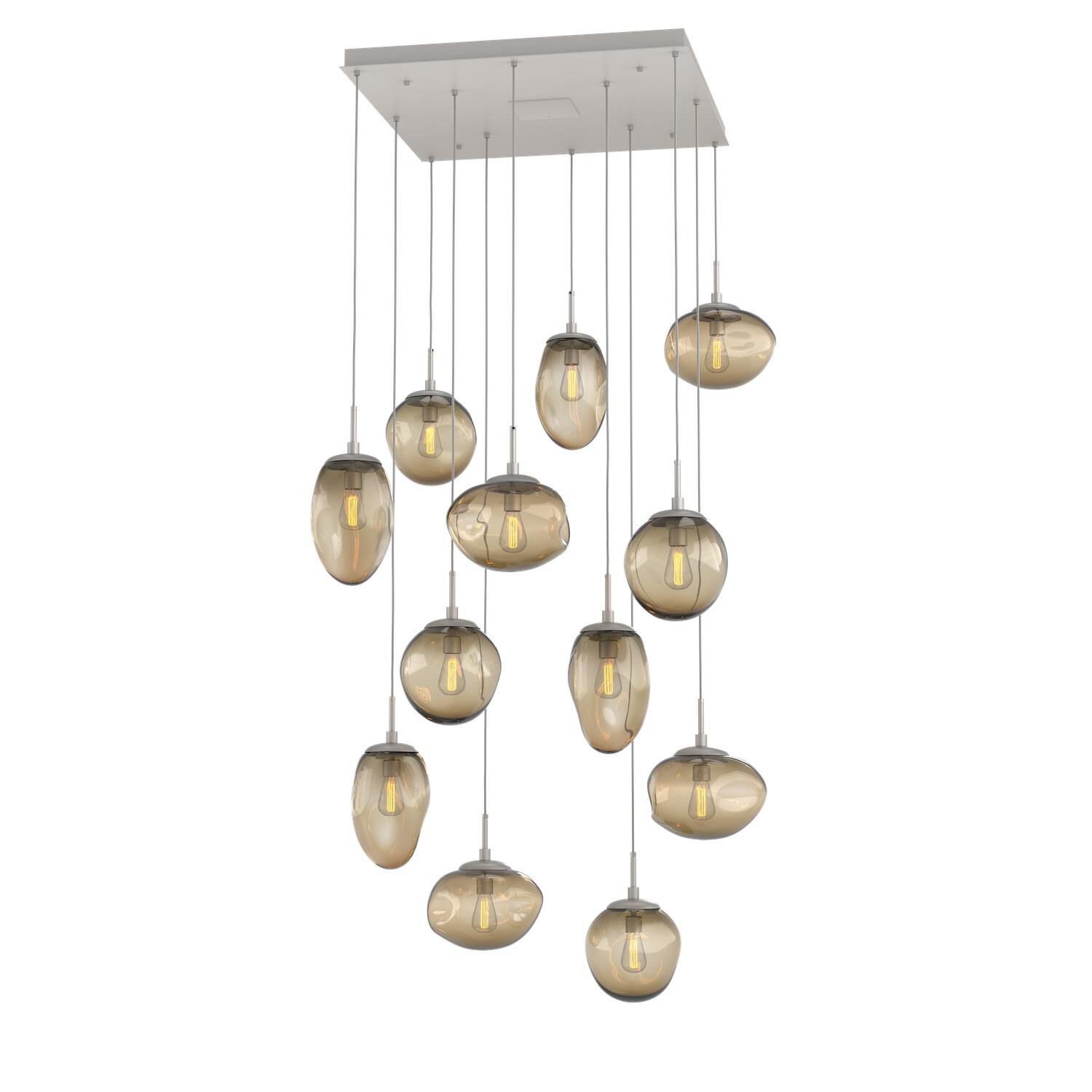 Shown in Metallic Beige Silver finish and Blown Bronze glass