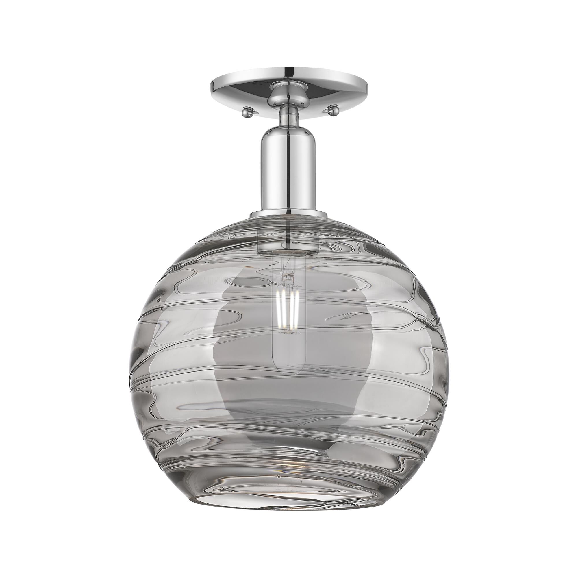 Bruno Marashlian Athens Deco Swirl 10 Inch Semi Flush Mount by Innovations Lighting